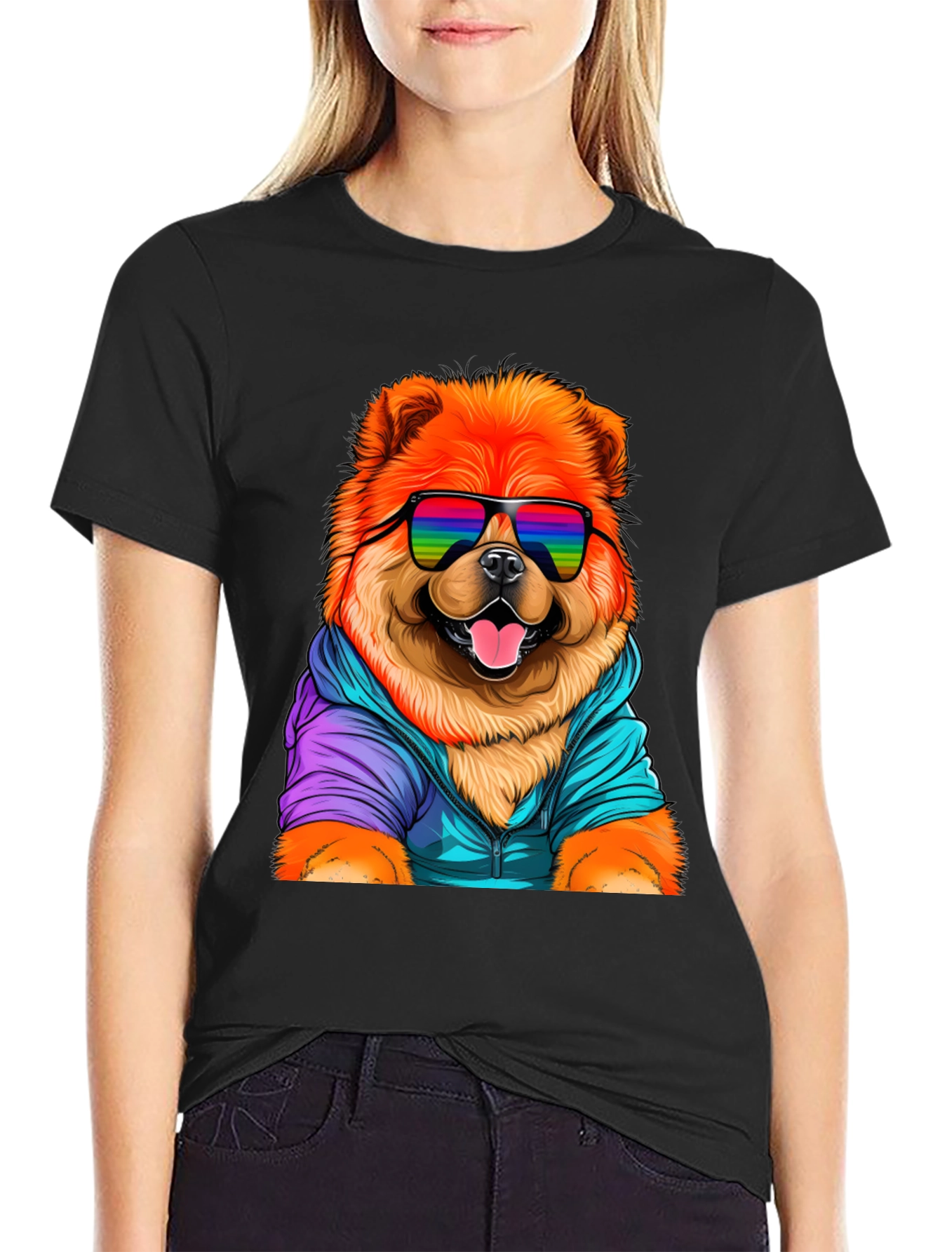 Cool Chow Chow Dog Graphic Tee