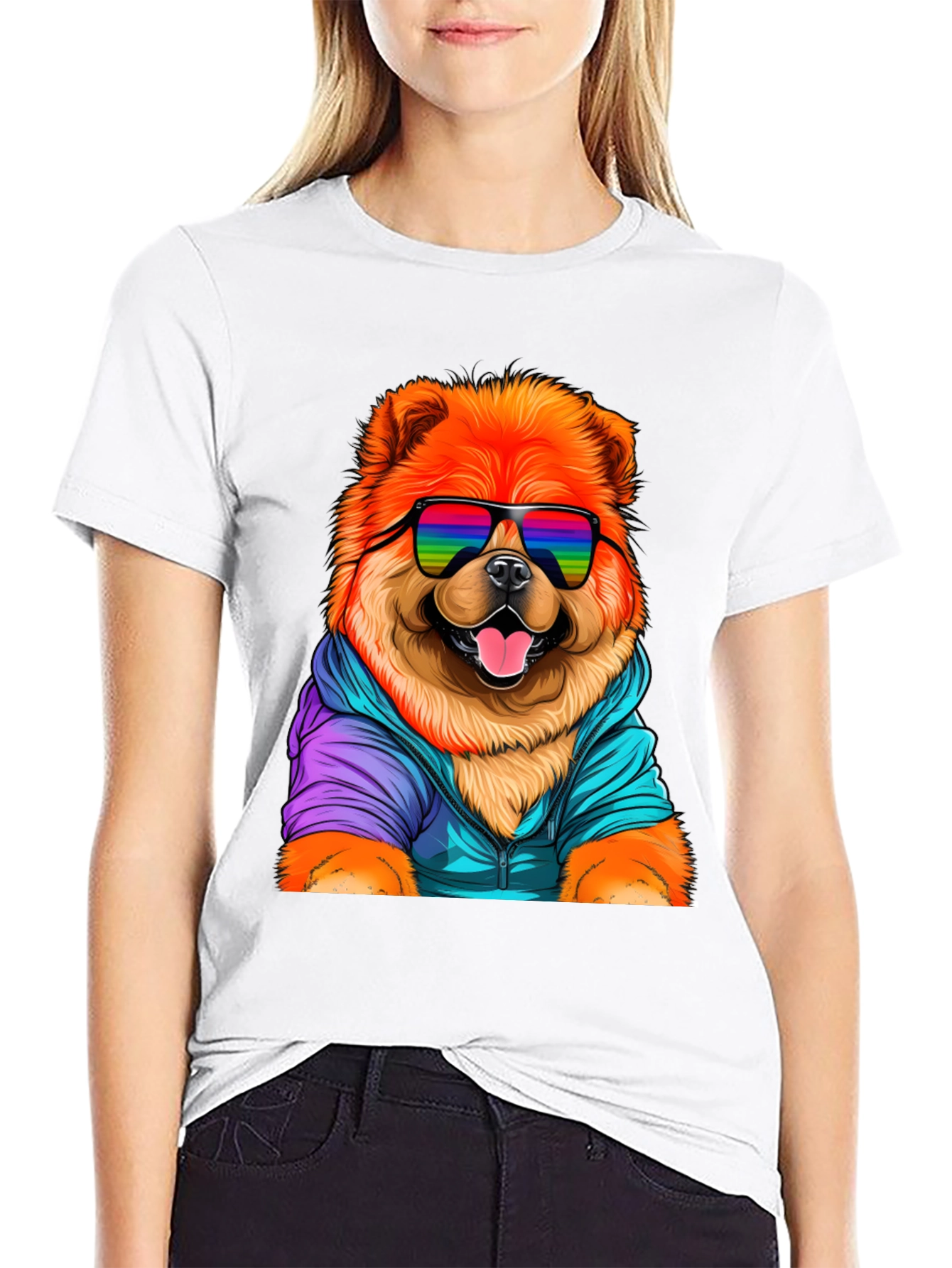 Cool Chow Chow Dog Graphic Tee
