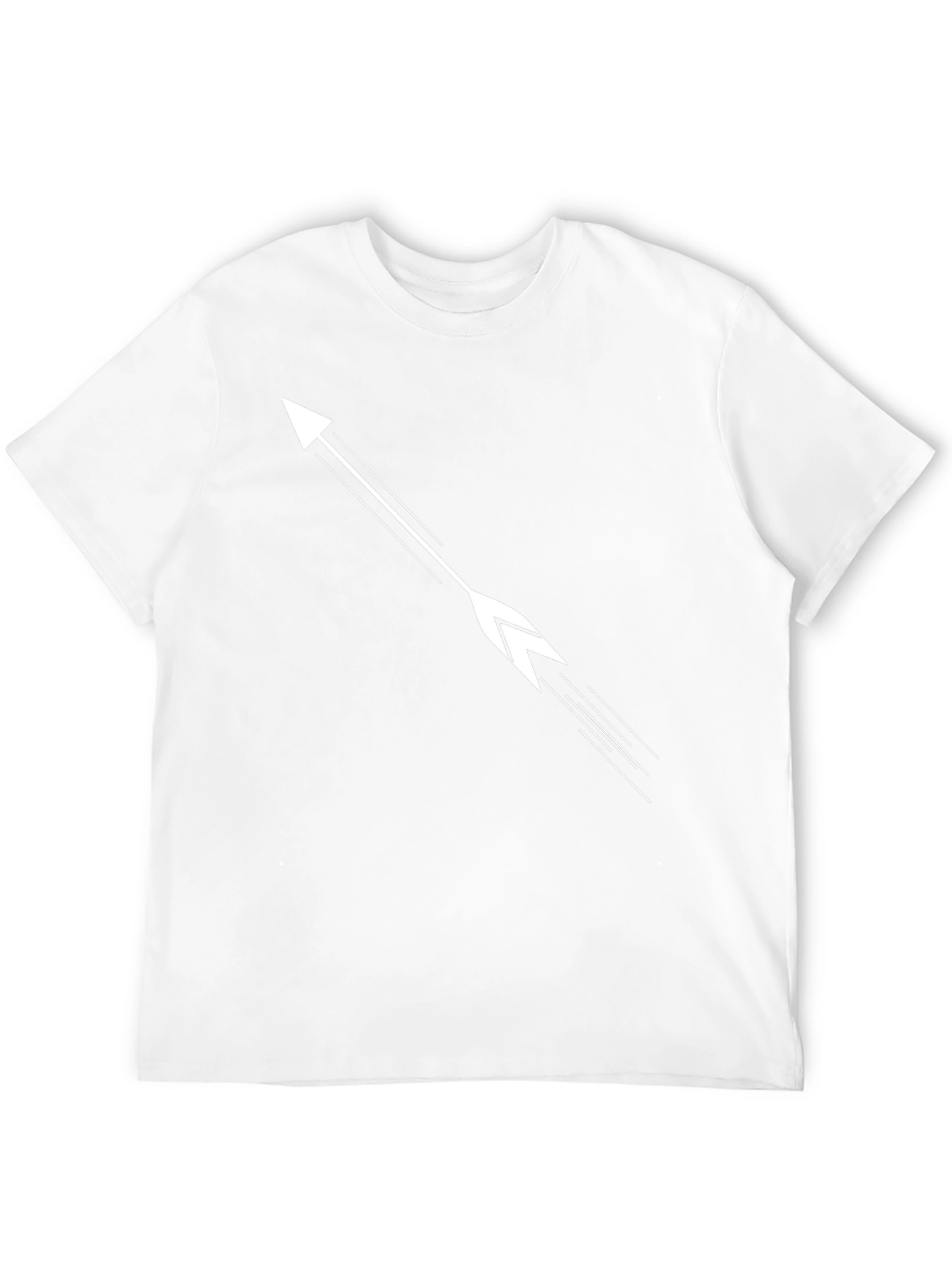 Mens Black Arrow Graphic Tee - Stylish Casual Wear