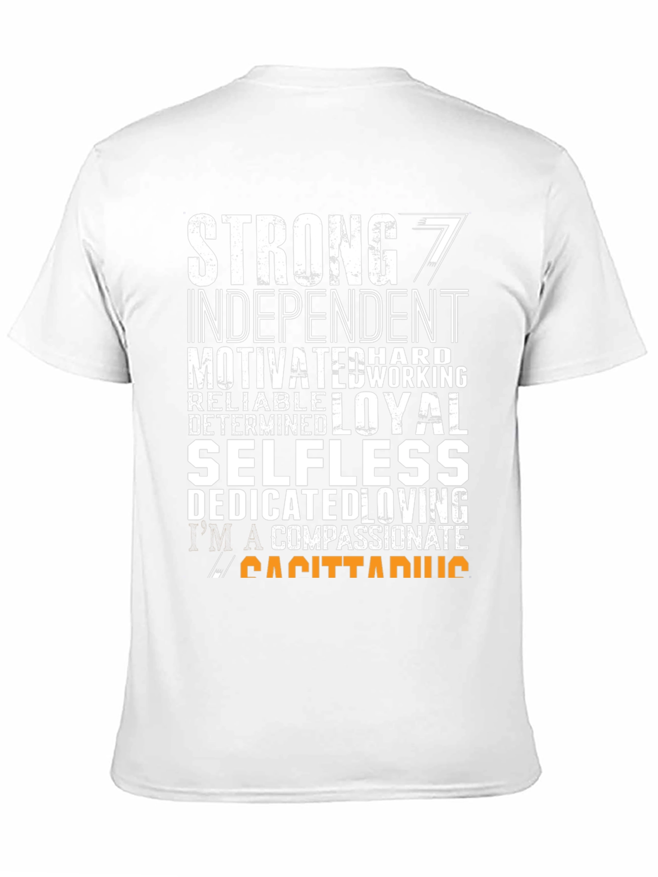 Sagittarius Zodiac T-Shirt - Strong Independent Motivated