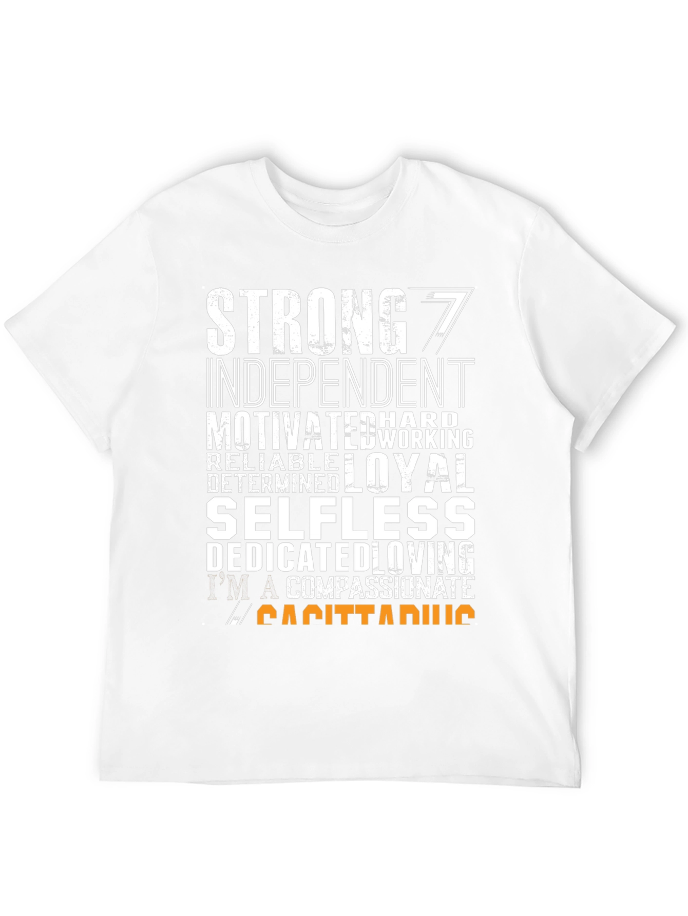 Sagittarius Zodiac T-Shirt - Strong Independent Motivated