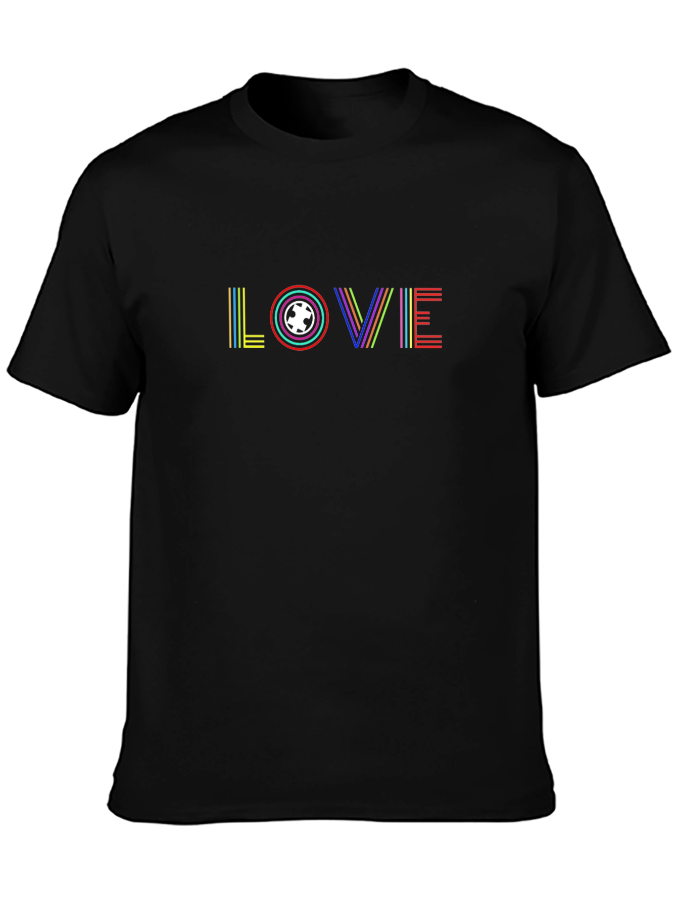Colorful Soccer Love T-Shirt