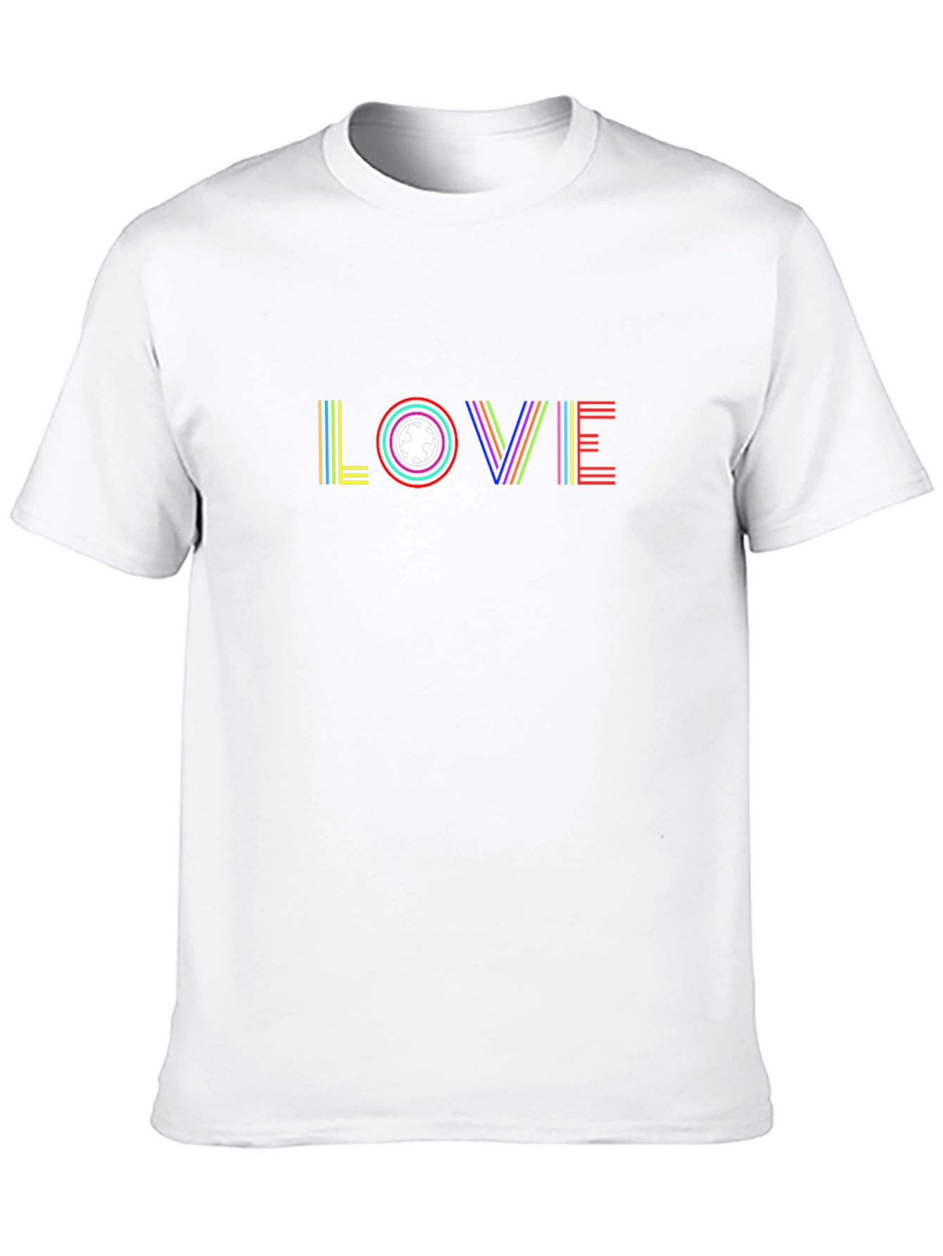 Colorful Soccer Love T-Shirt