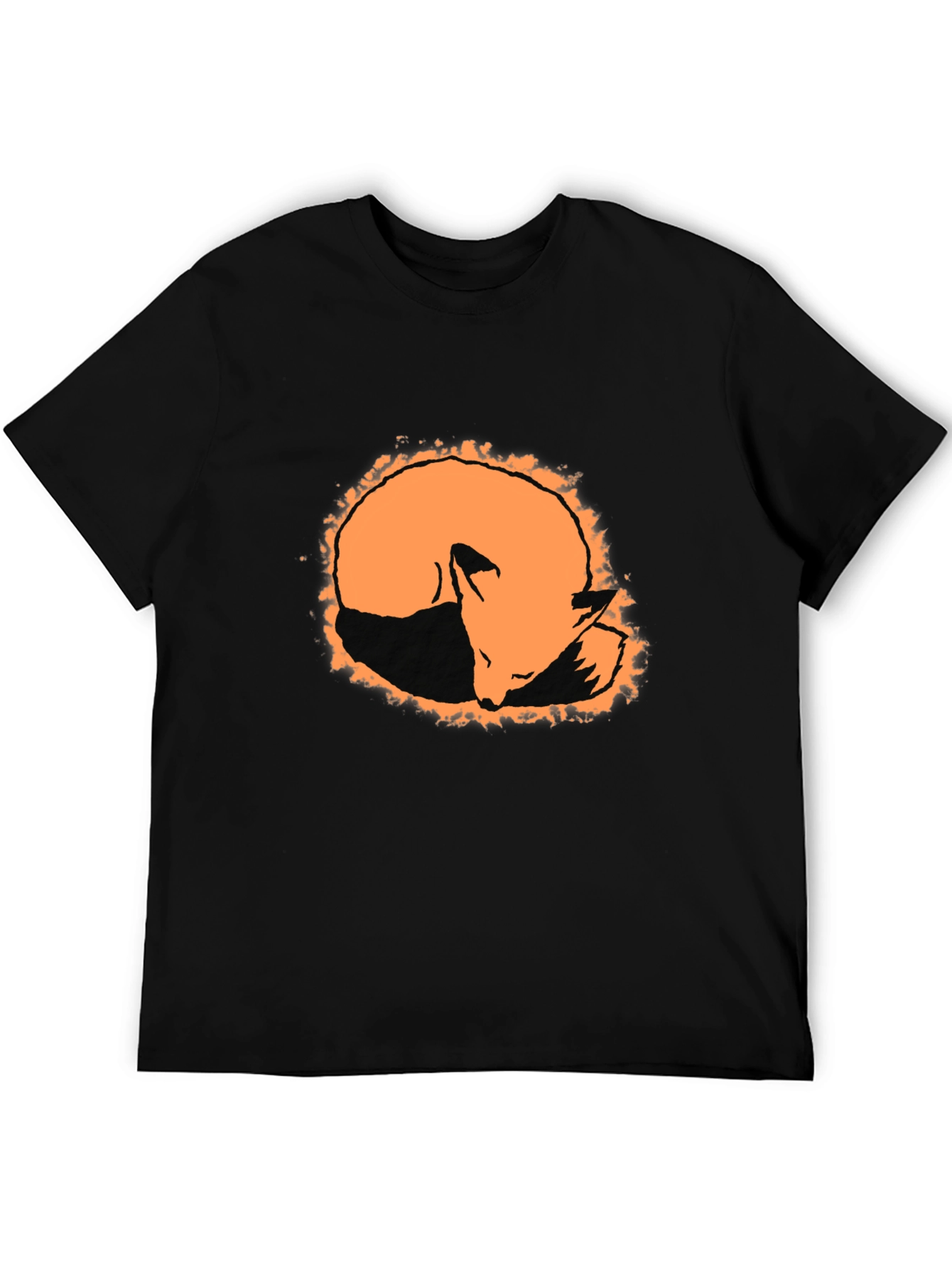 Fox Silhouette Graphic Tee - Black