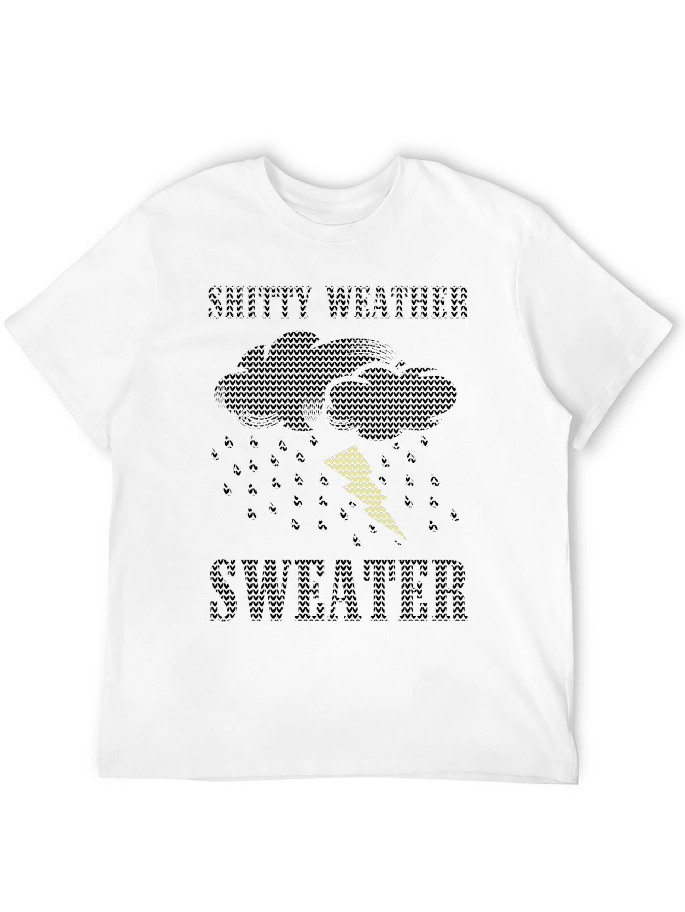 Snutty Weather Sweater T-Shirt - Funny Knit Design