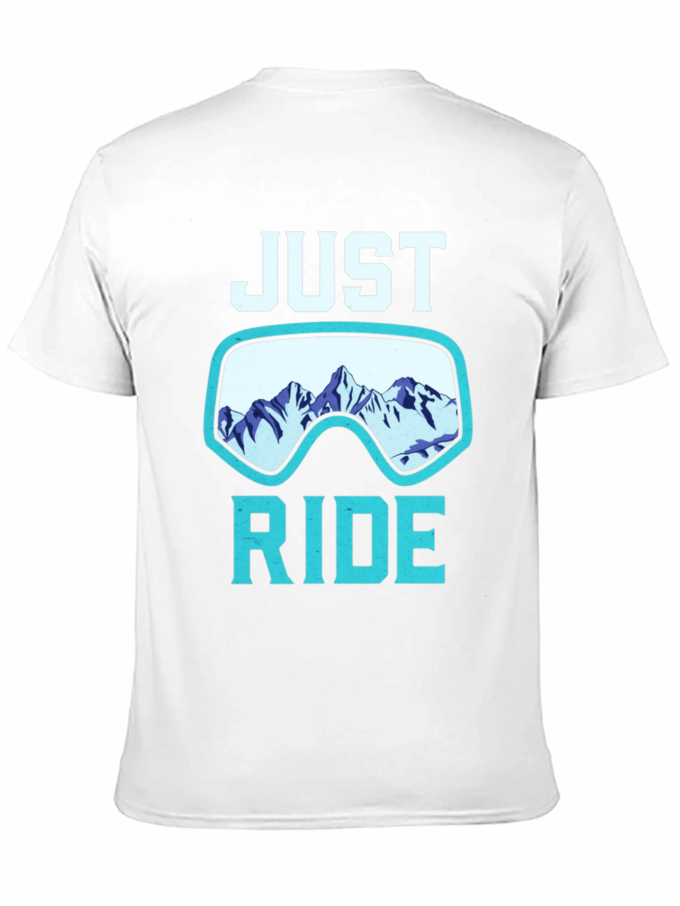 Just Ride Mountain Graphic T-Shirt - Adventure Ready