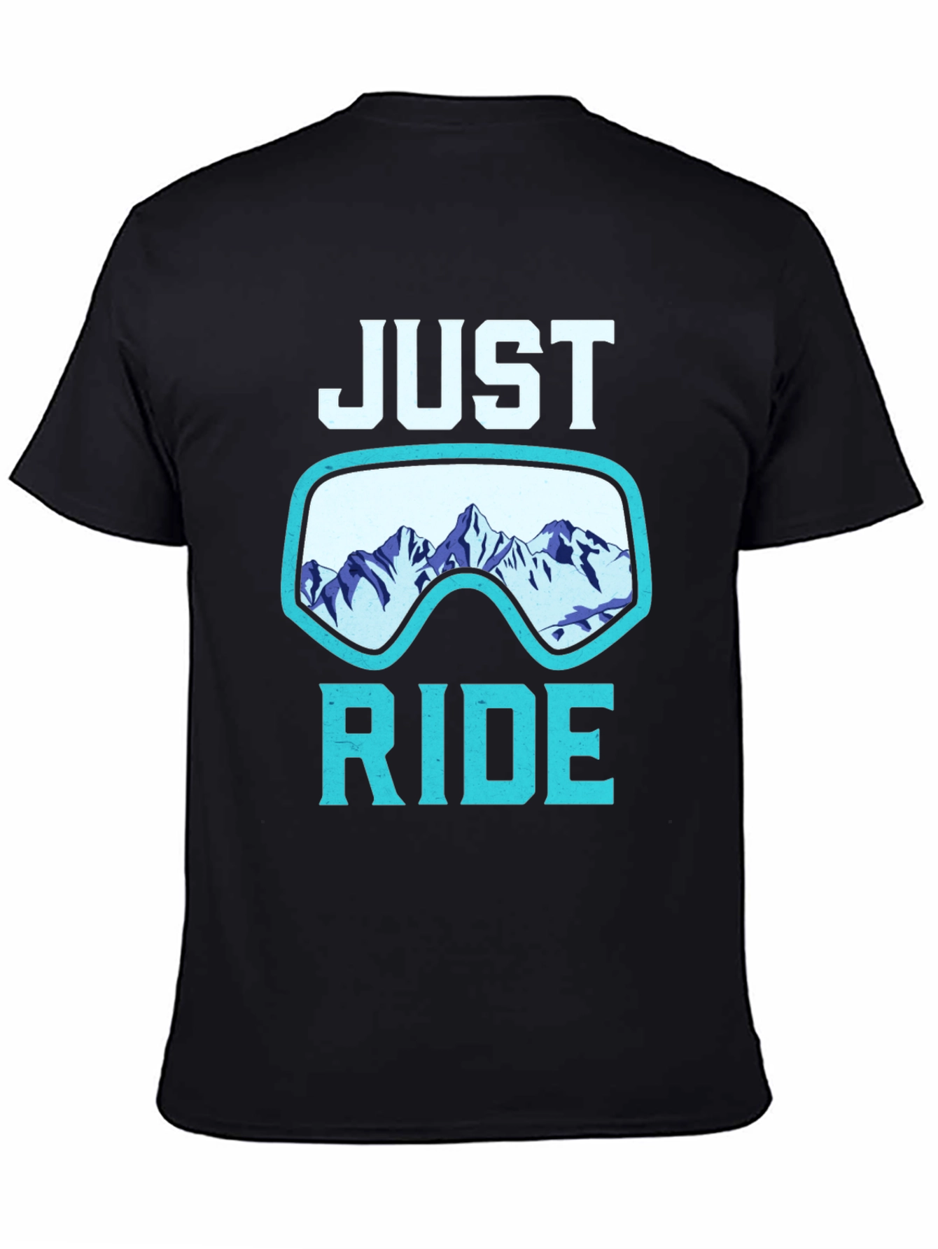 Just Ride Mountain Graphic T-Shirt - Adventure Ready