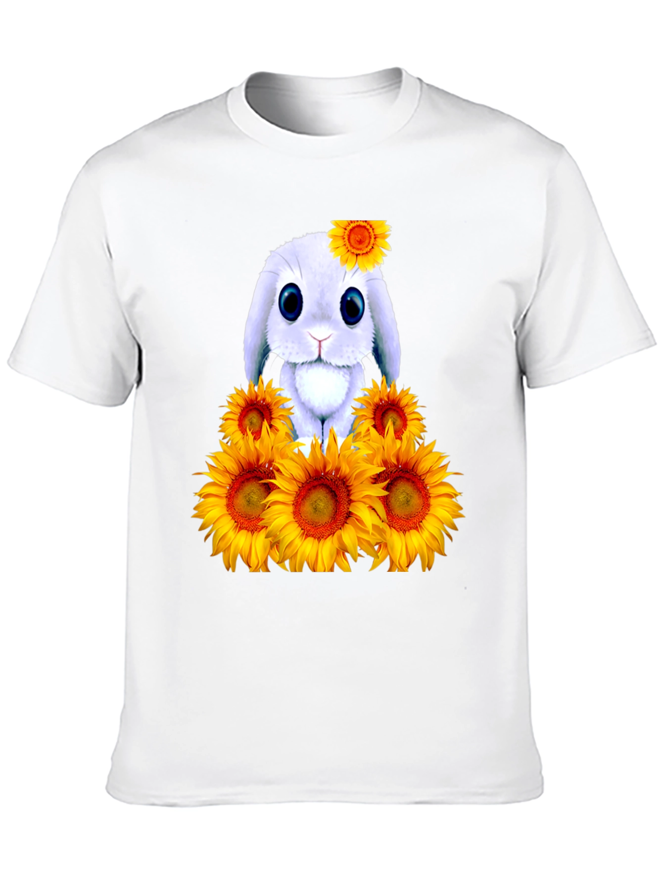 Bunny Sunflower Graphic Tee