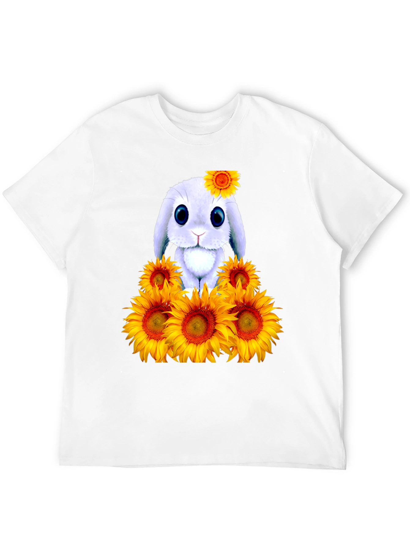 Bunny Sunflower Graphic Tee