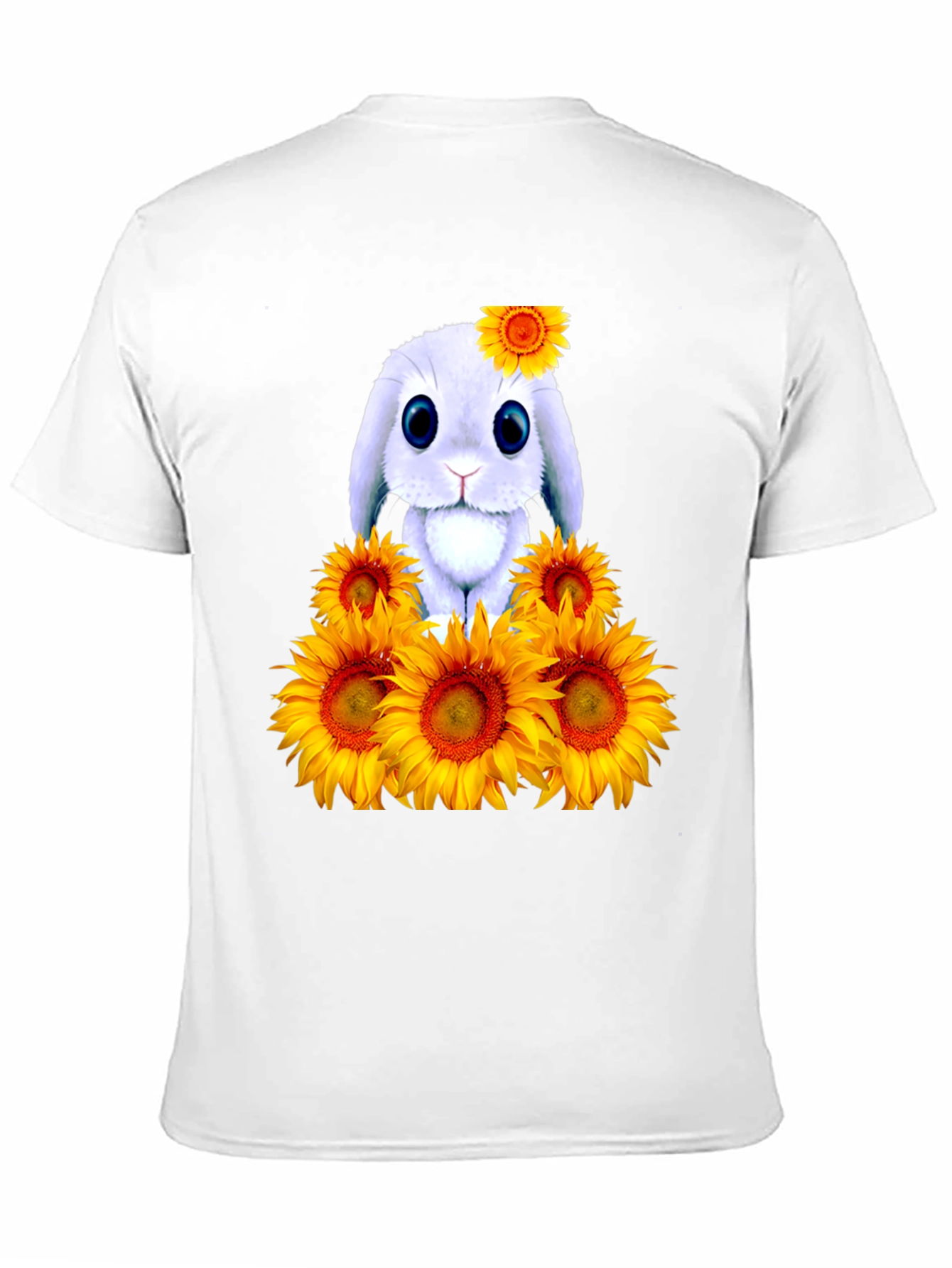 Bunny Sunflower Graphic Tee