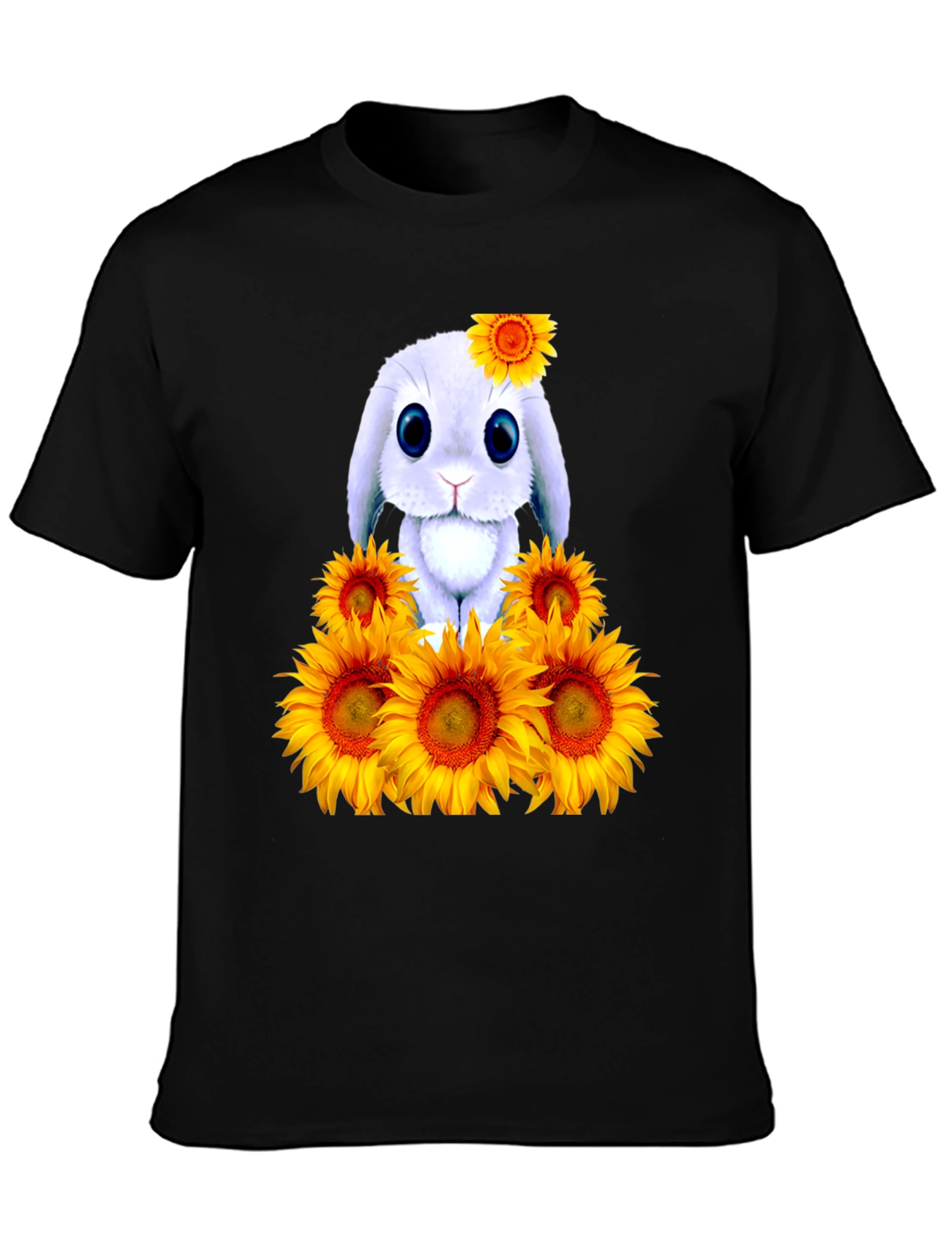 Bunny Sunflower Graphic Tee