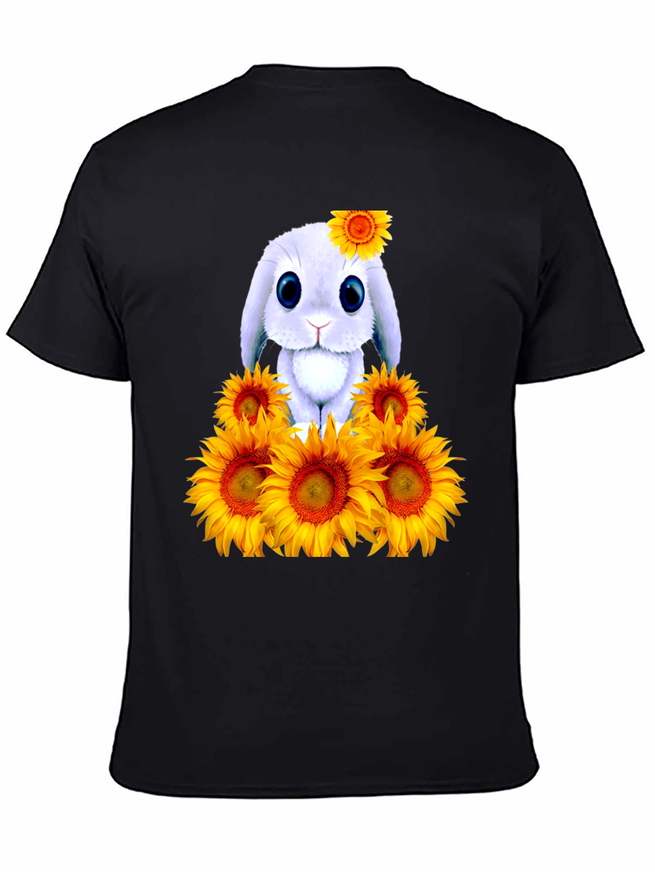 Bunny Sunflower Graphic Tee