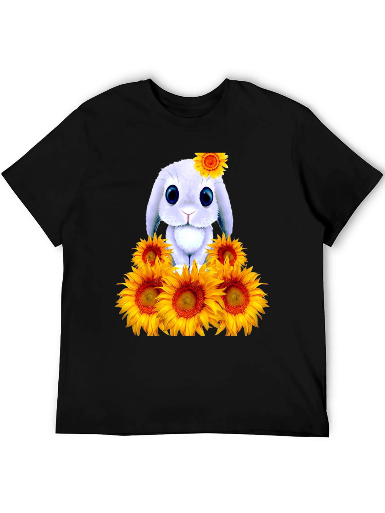 Bunny Sunflower Graphic Tee