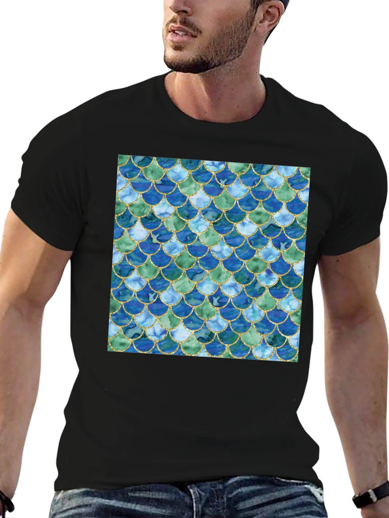Scales Pattern T-Shirt