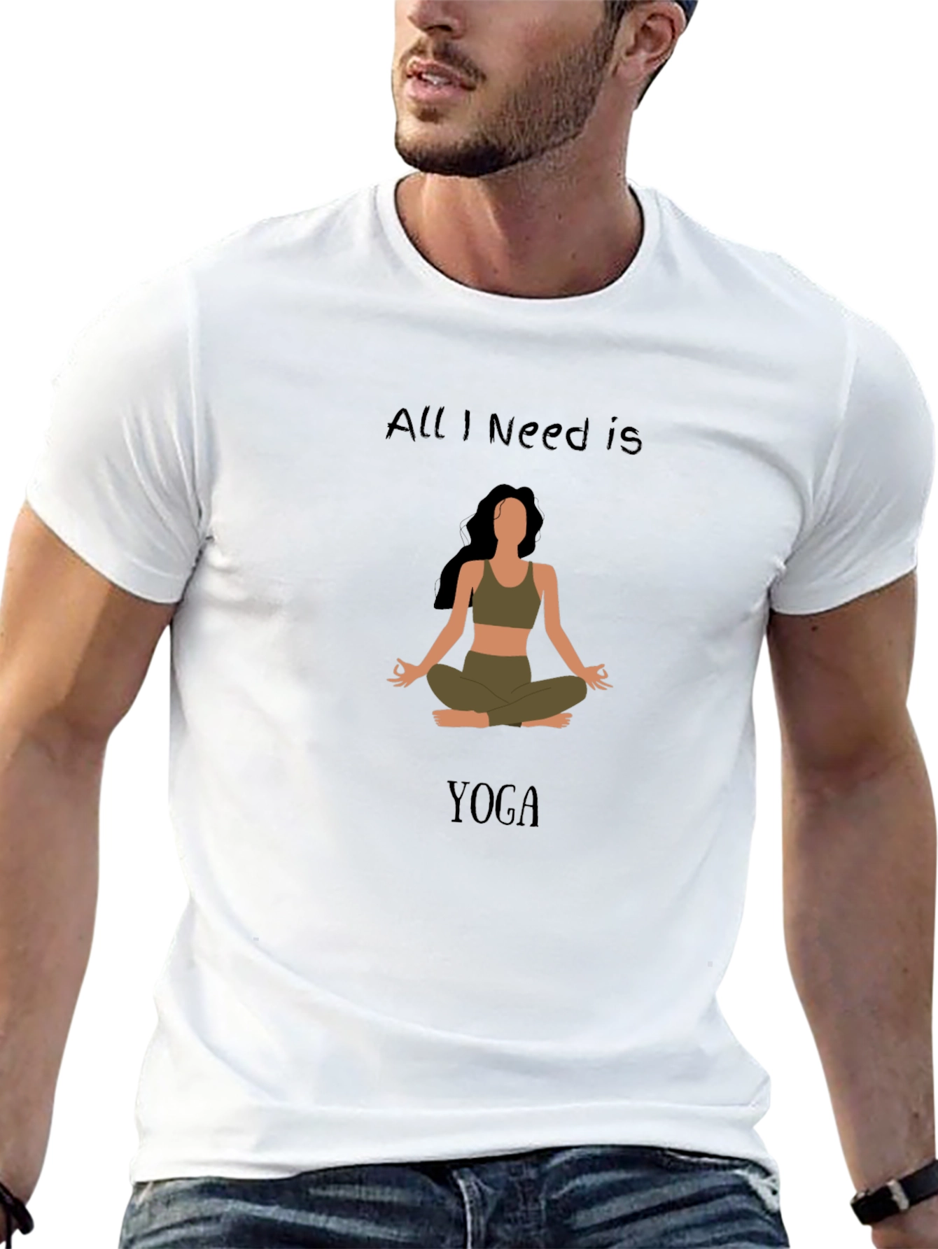 All I Need Is Yoga Graphic T-Shirt