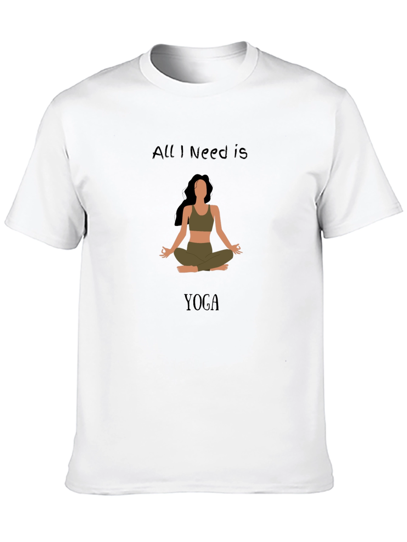 All I Need Is Yoga Graphic T-Shirt