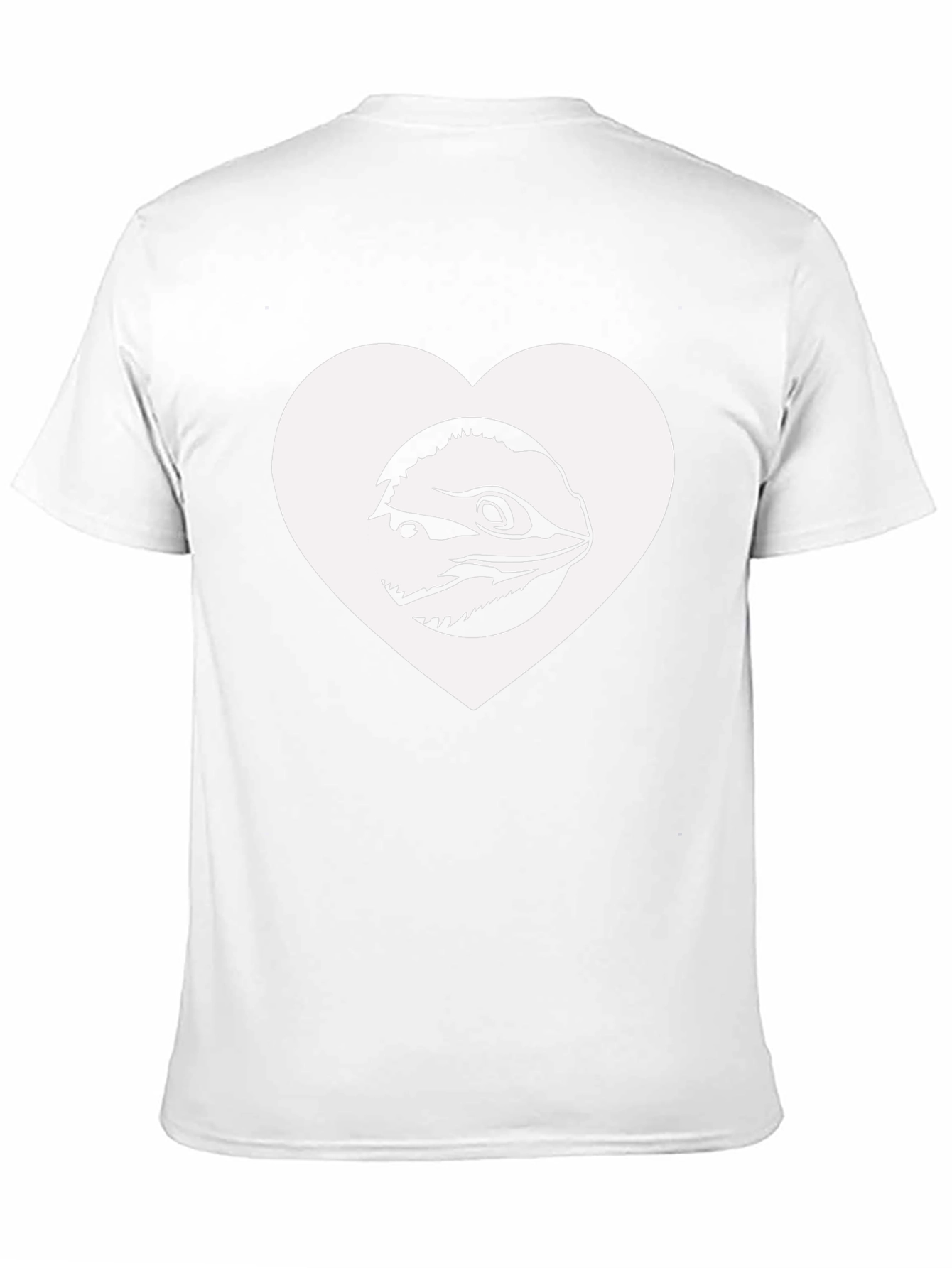 Bearded Dragon Love Tee - Black Cotton T-Shirt