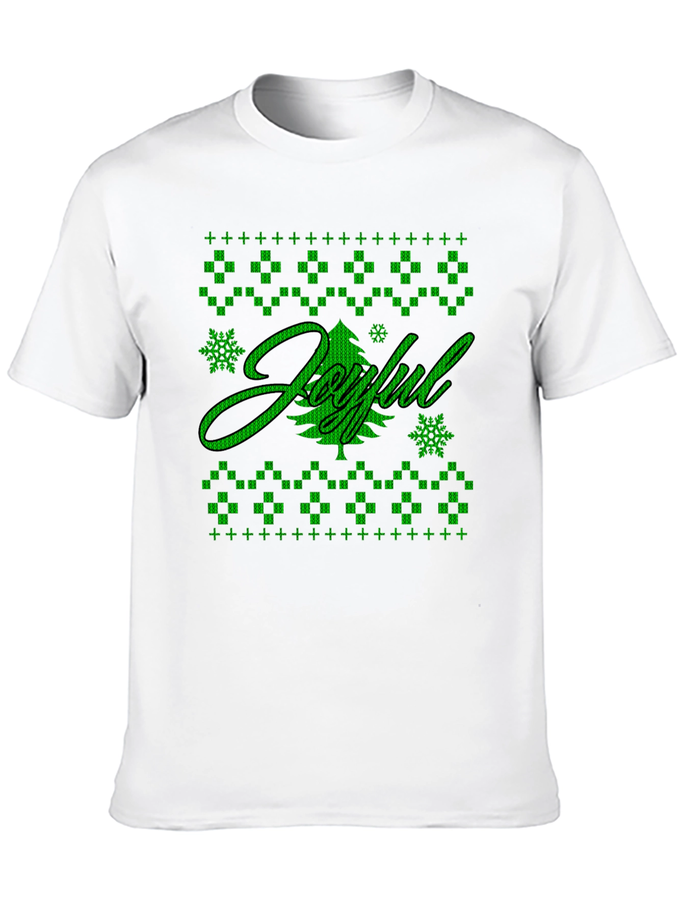 Joyful Holiday Graphic Tee - Black