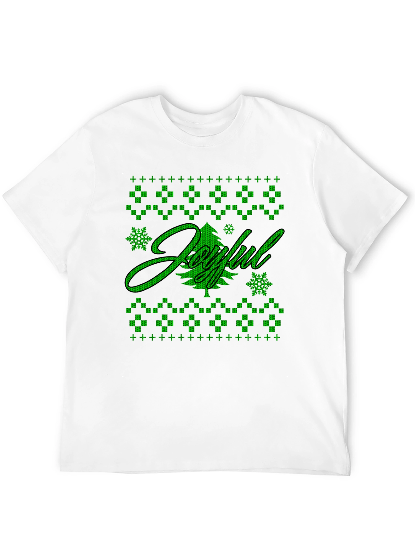 Joyful Holiday Graphic Tee - Black