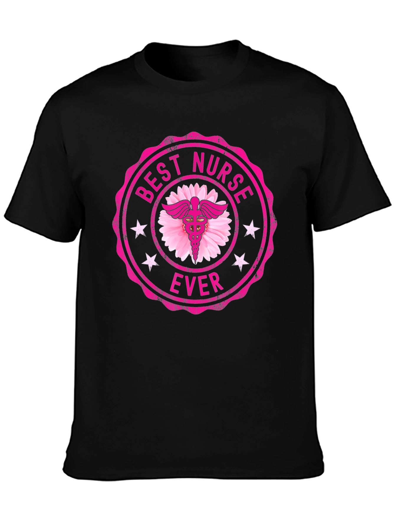 Best Nurse Ever Black T-Shirt