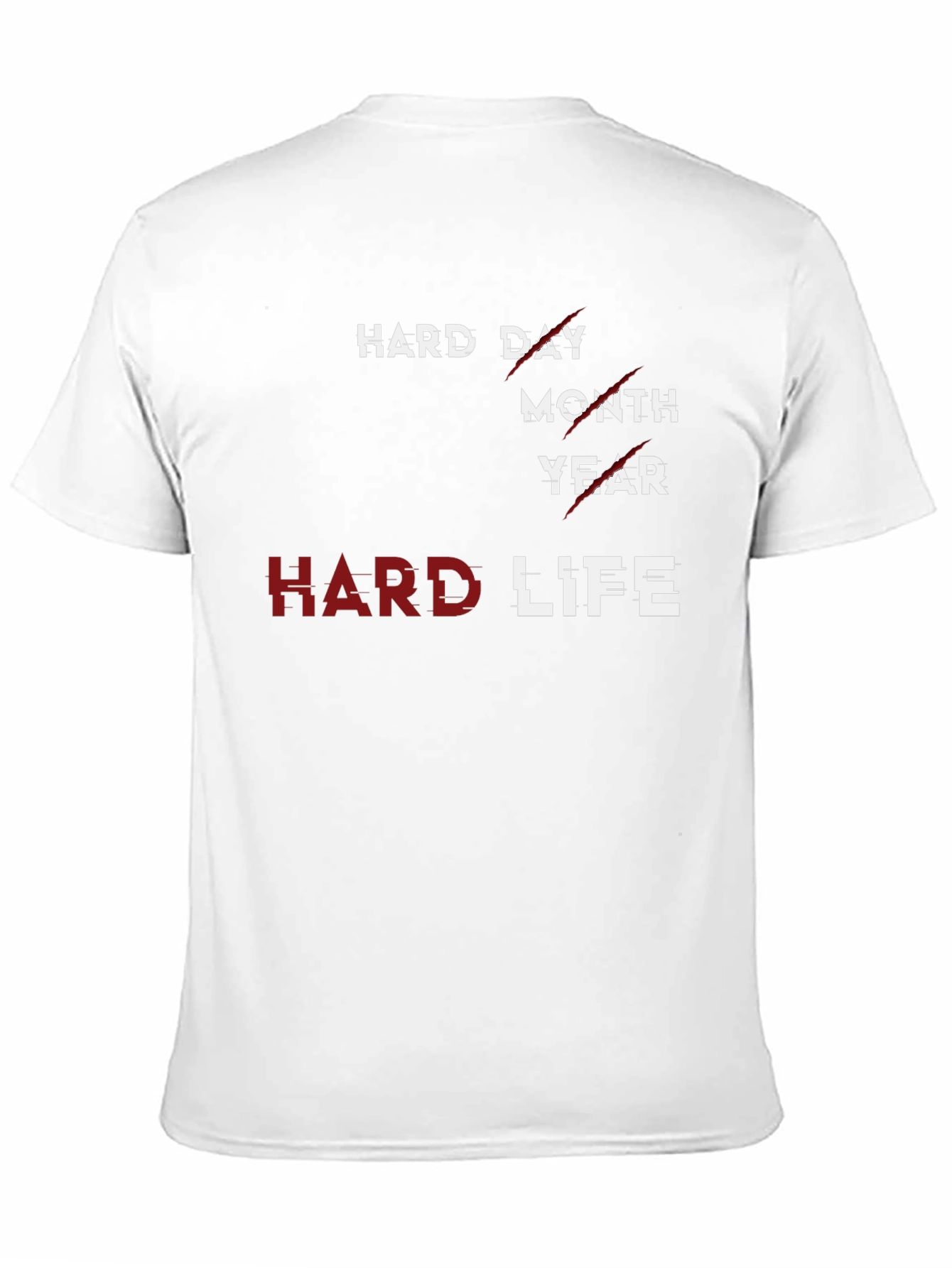 Hard Life Graphic T-Shirt - Premium Cotton