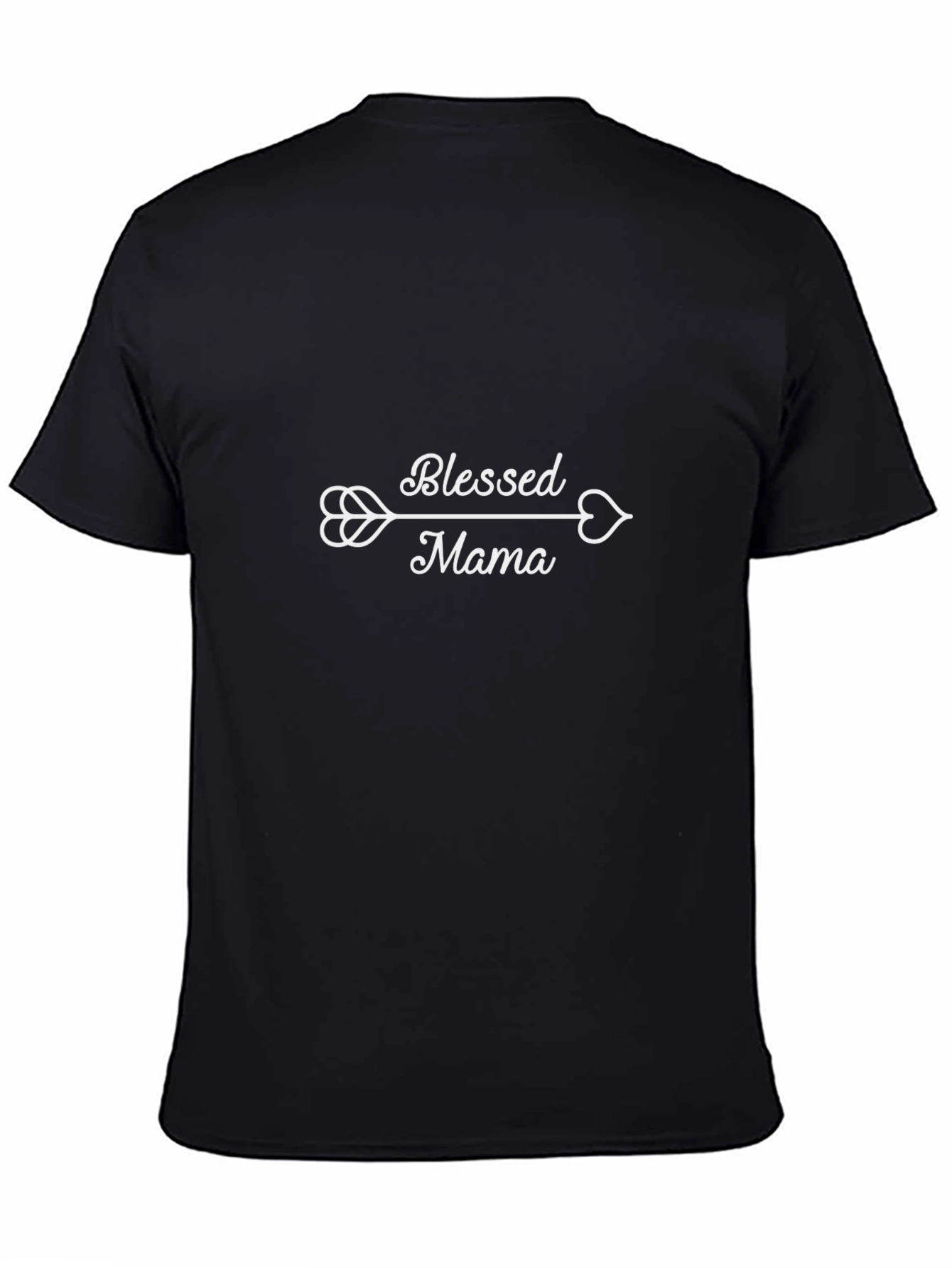 Blessed Mama Graphic Tee - Trendy Casual Shirt