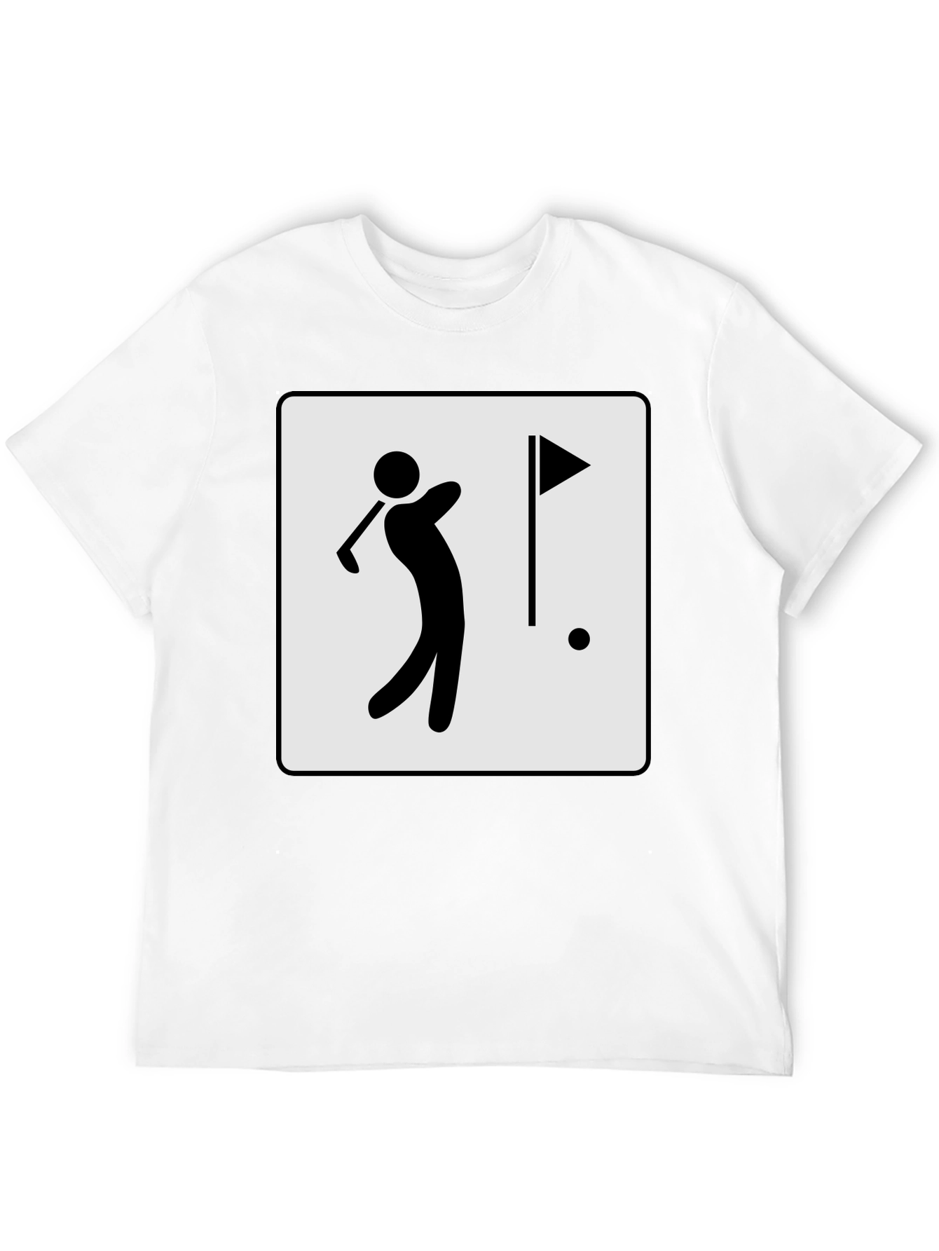 Golfing Tee Shirt - Stylish Golfer Design