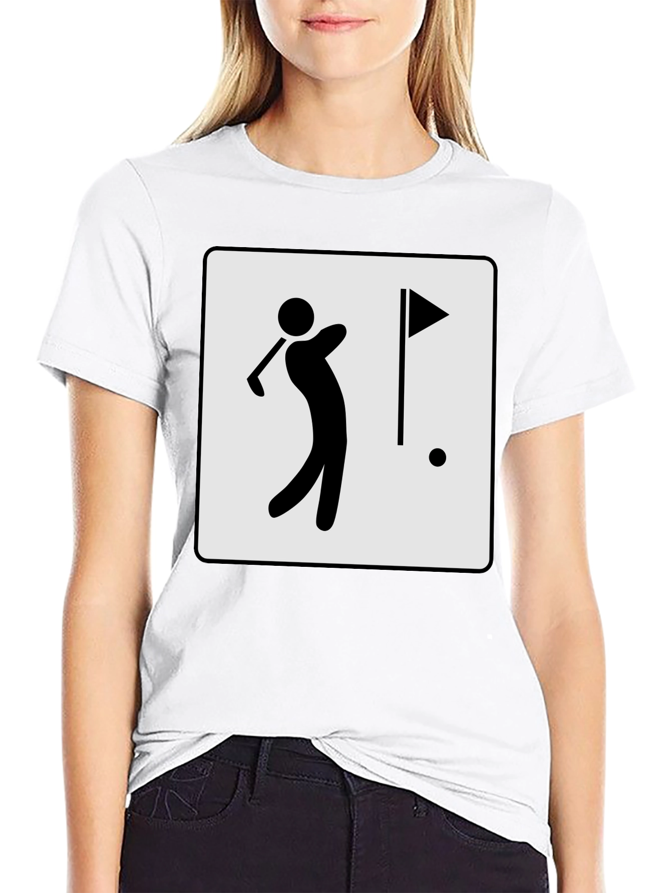 Golfing Tee Shirt - Stylish Golfer Design