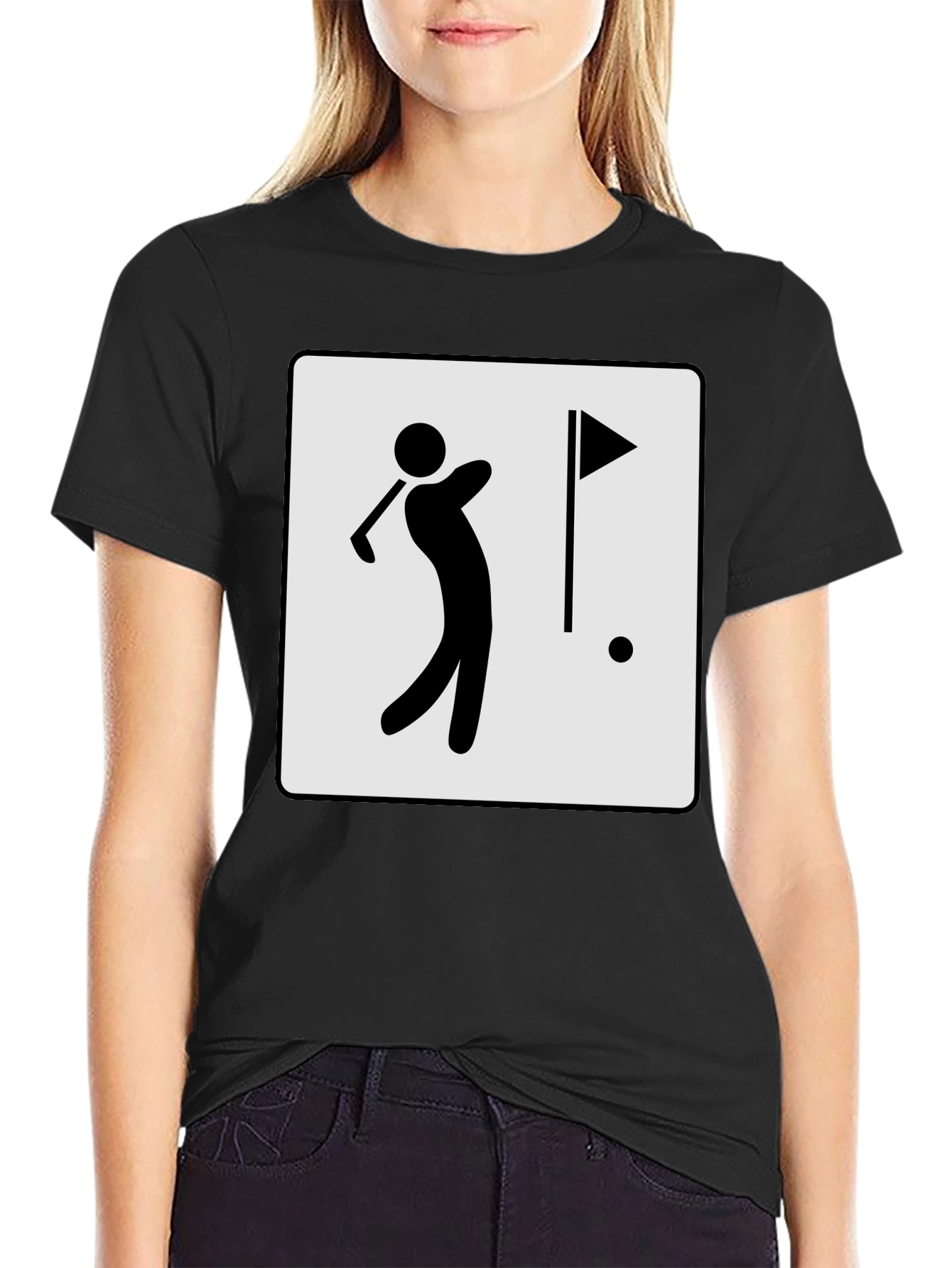 Golfing Tee Shirt - Stylish Golfer Design