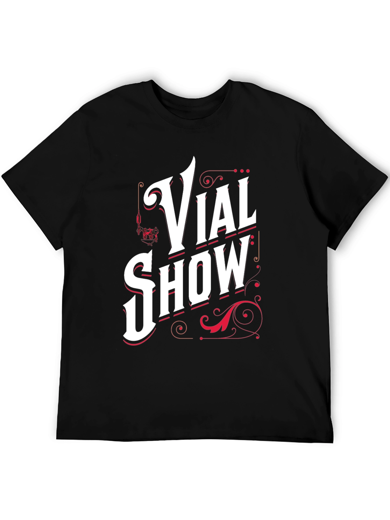Vial Show Graphic Print Tee - Black