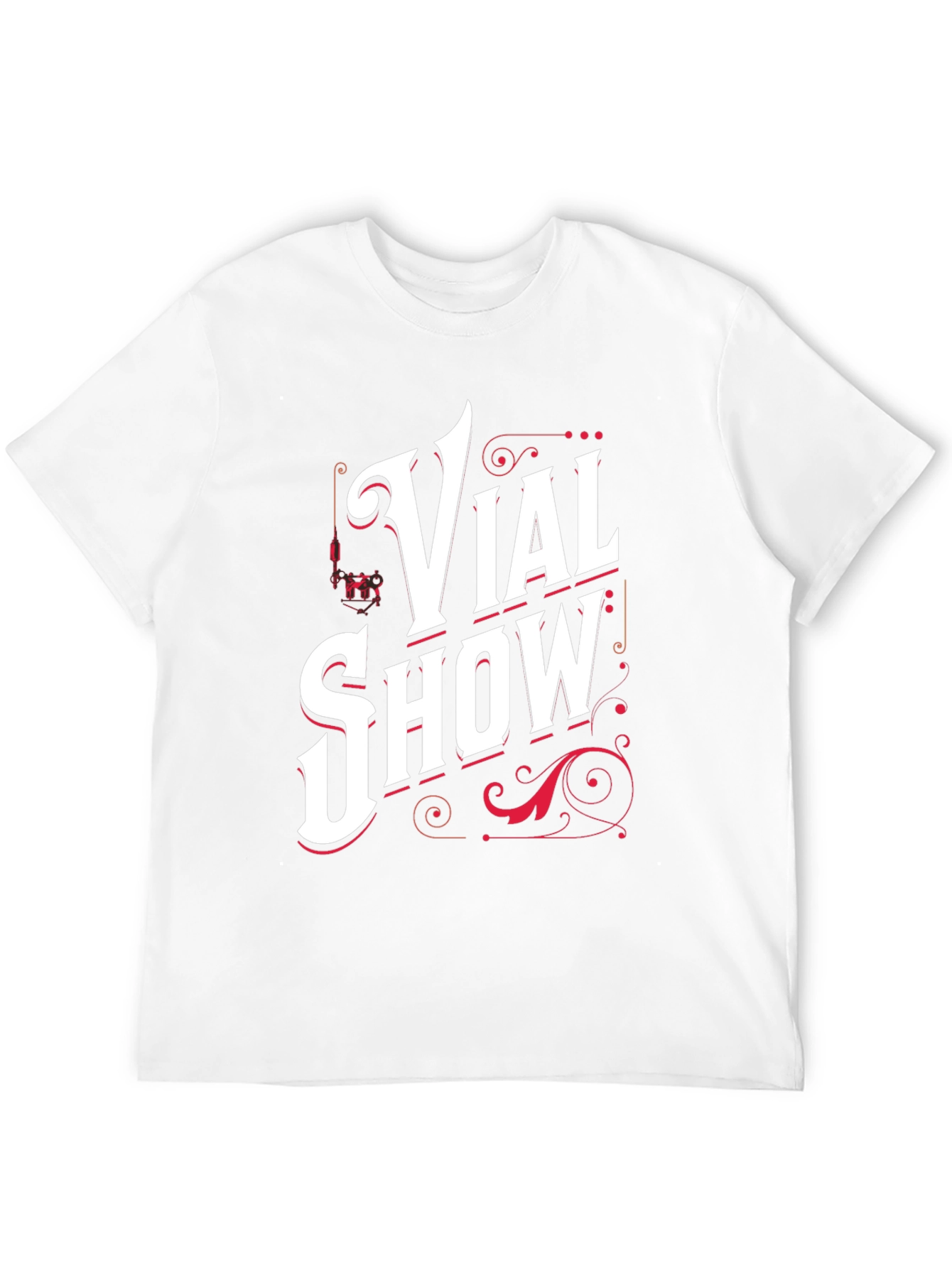 Vial Show Graphic Print Tee - Black