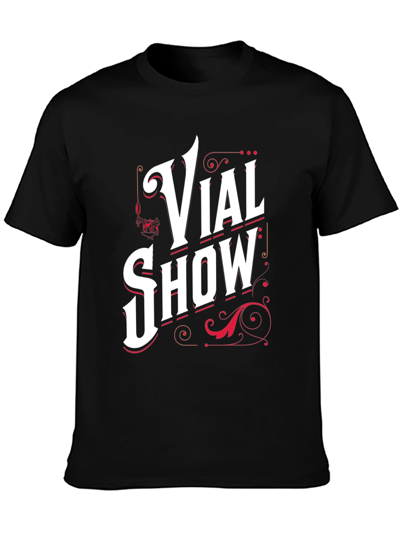 Vial Show Graphic Print Tee - Black
