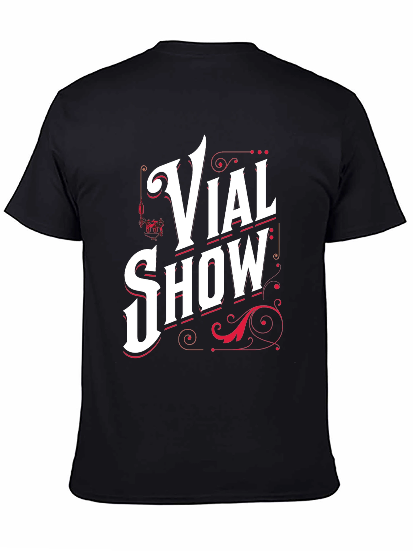 Vial Show Graphic Print Tee - Black