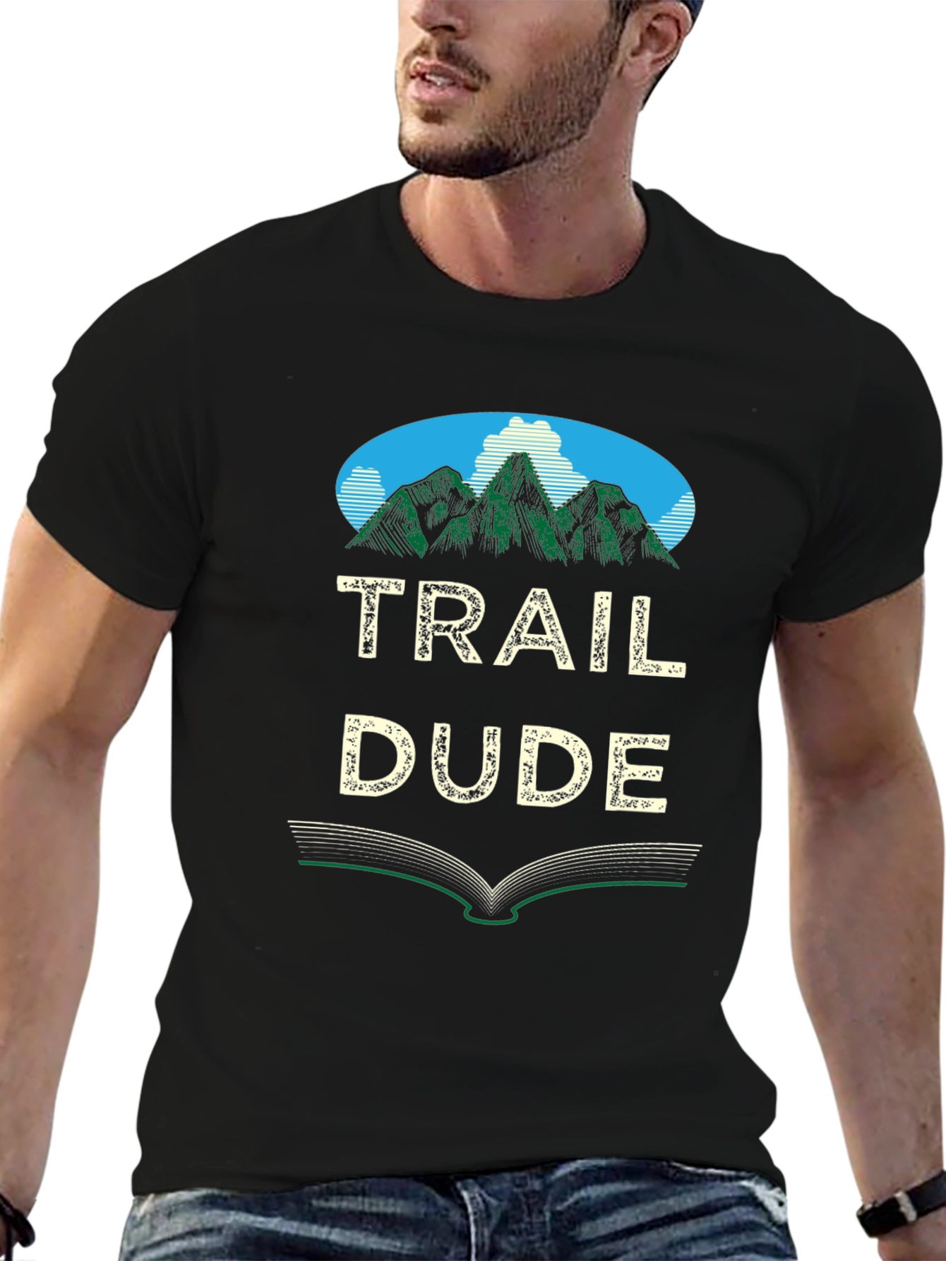 Trail Dude Graphic Tee - Mountain Adventure