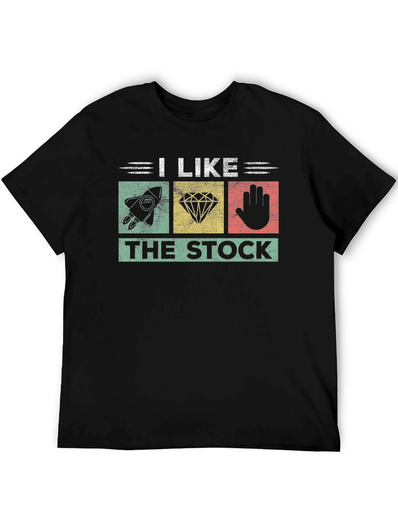 I Like The Stock T-Shirt - Rocket Diamond Hand