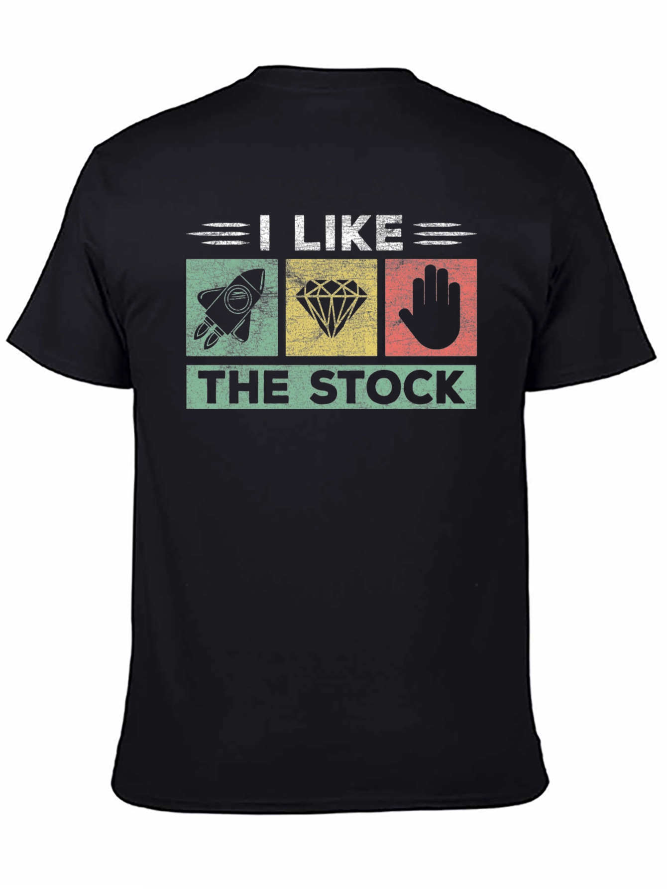 I Like The Stock T-Shirt - Rocket Diamond Hand