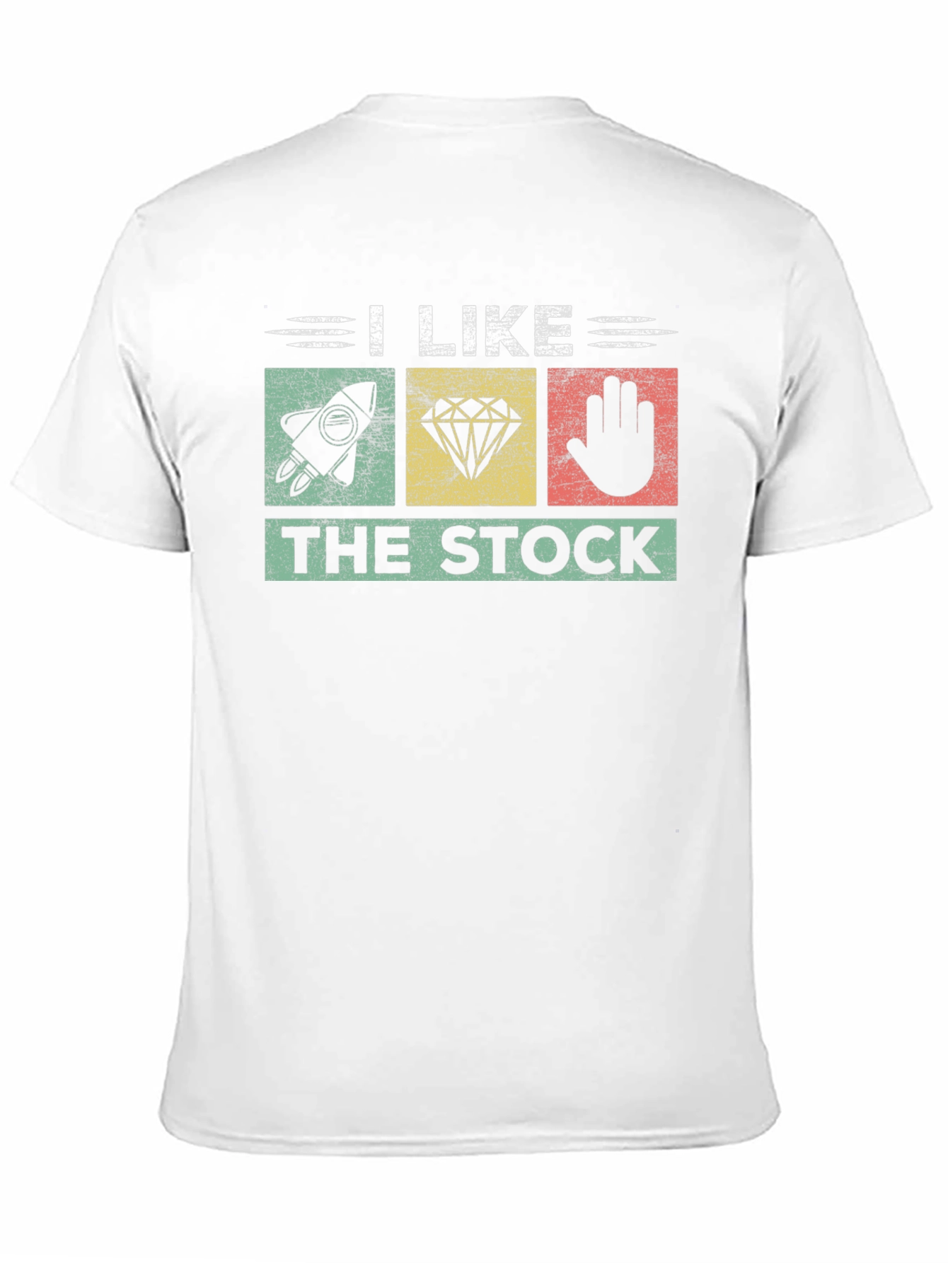 I Like The Stock T-Shirt - Rocket Diamond Hand