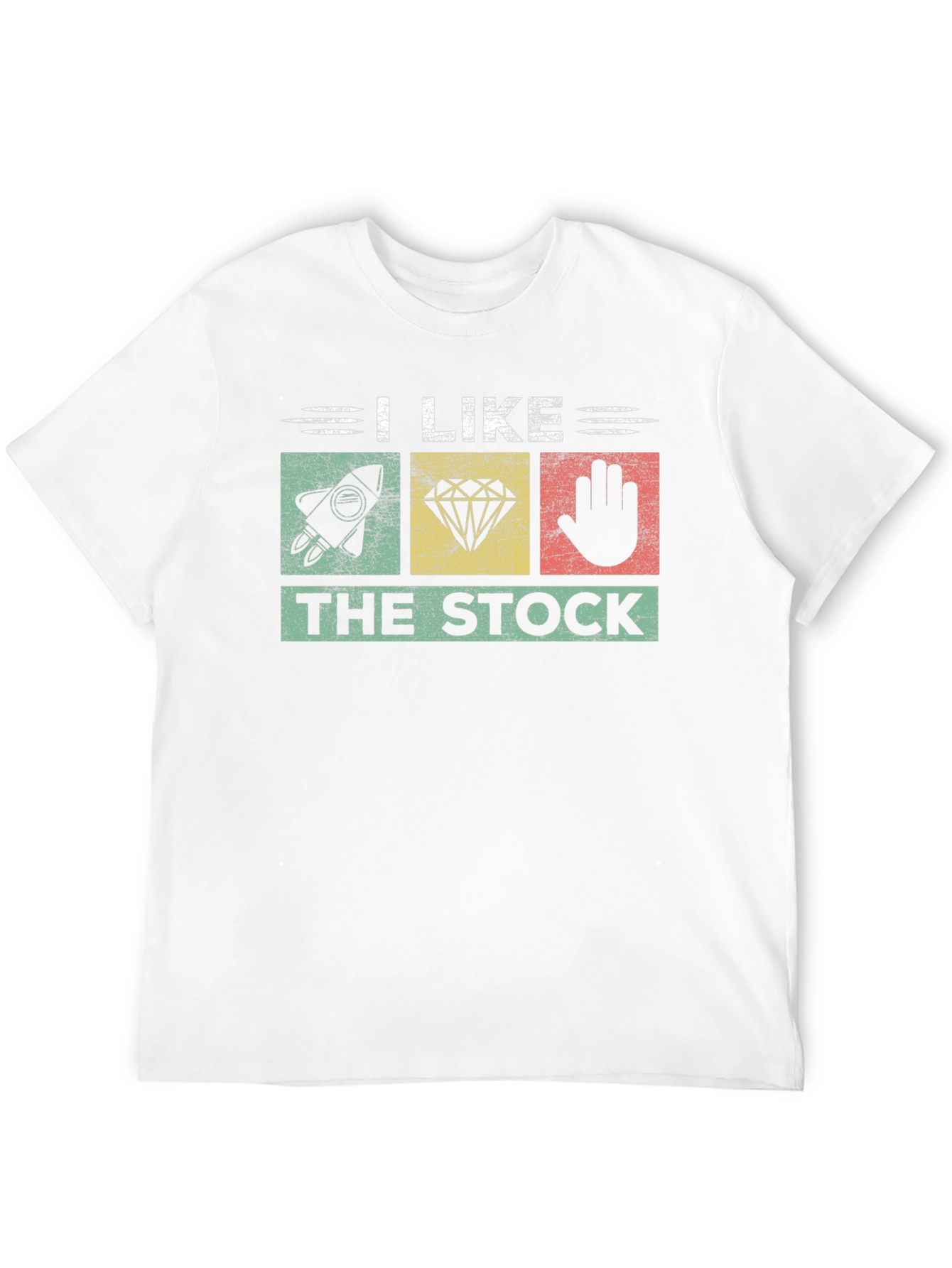 I Like The Stock T-Shirt - Rocket Diamond Hand
