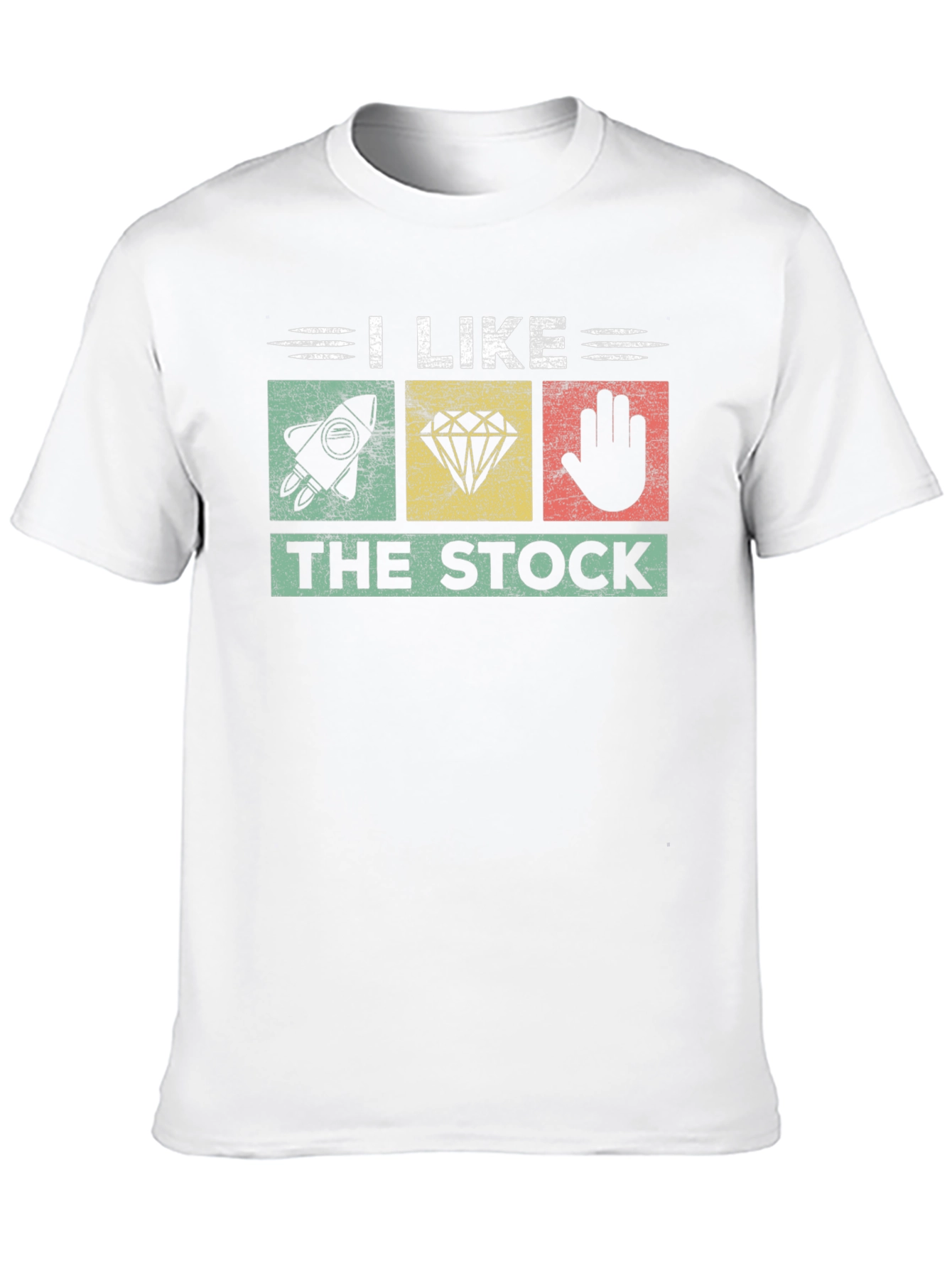 I Like The Stock T-Shirt - Rocket Diamond Hand