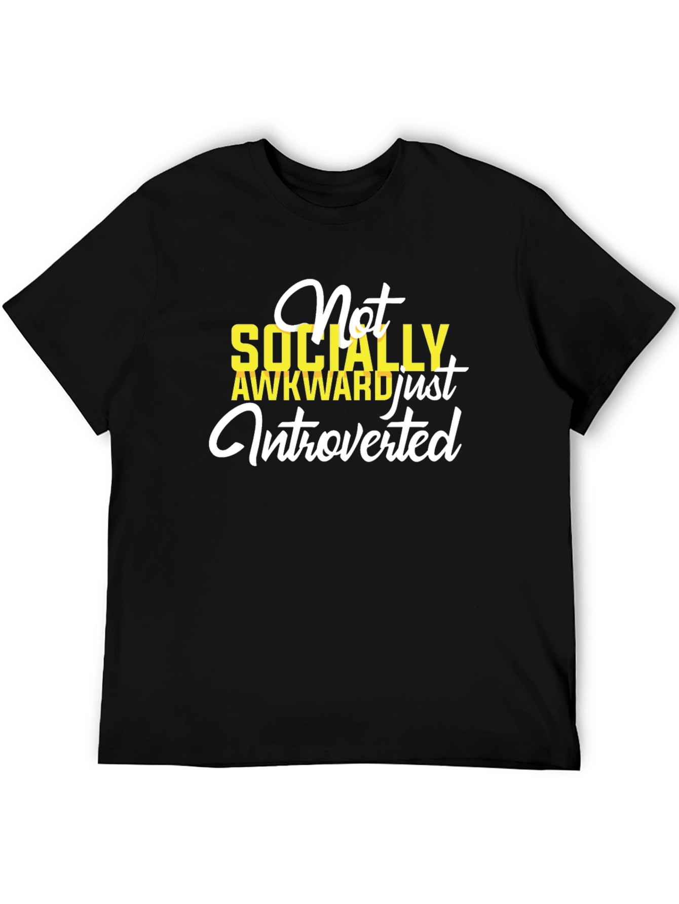 Introverted Graphic T-Shirt - Socially Awkward Tee