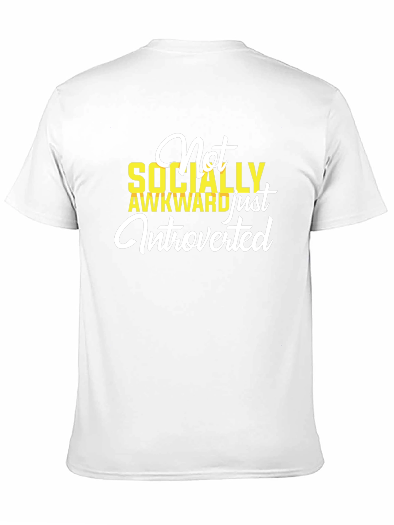 Introverted Graphic T-Shirt - Socially Awkward Tee
