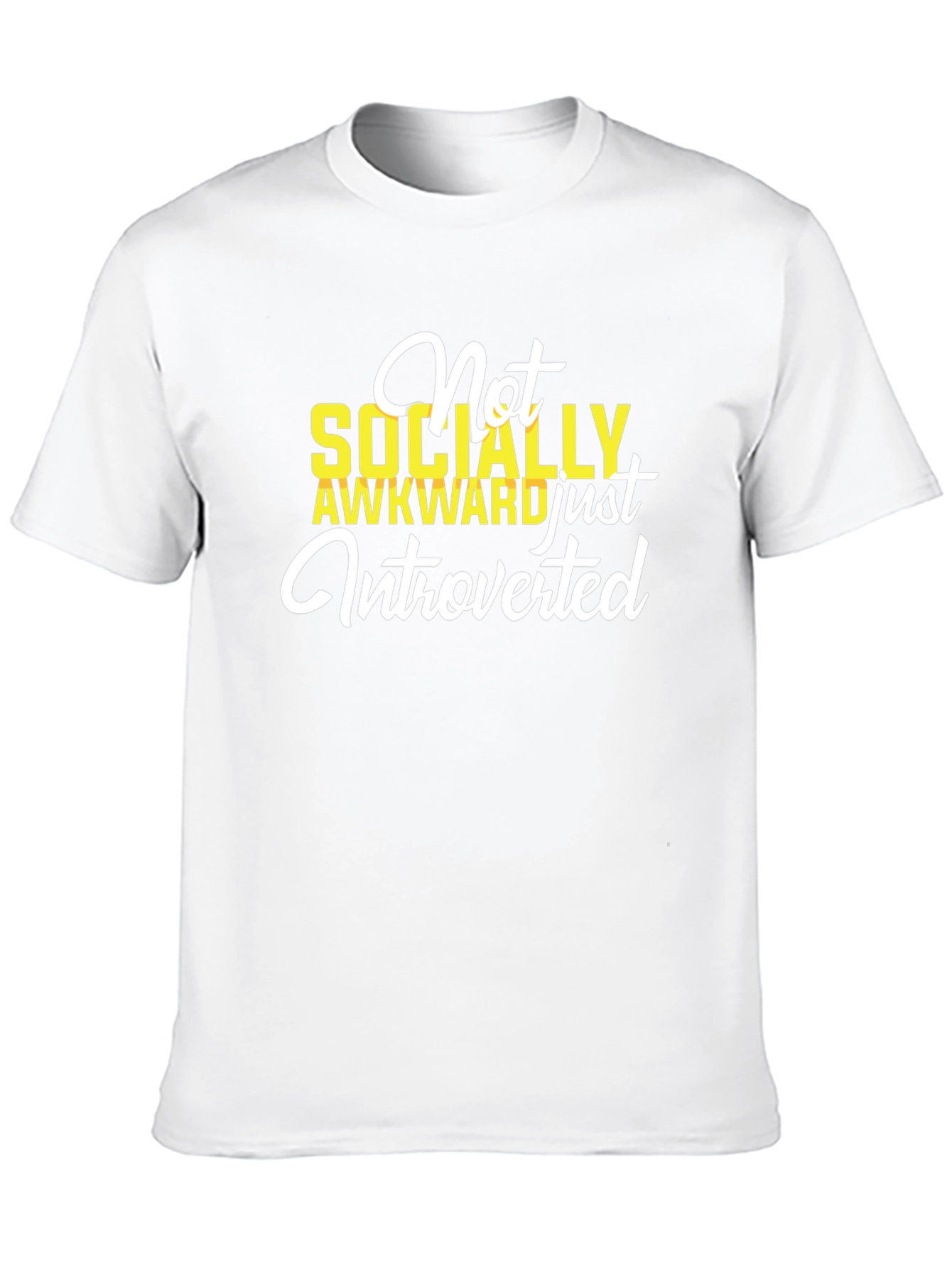 Introverted Graphic T-Shirt - Socially Awkward Tee