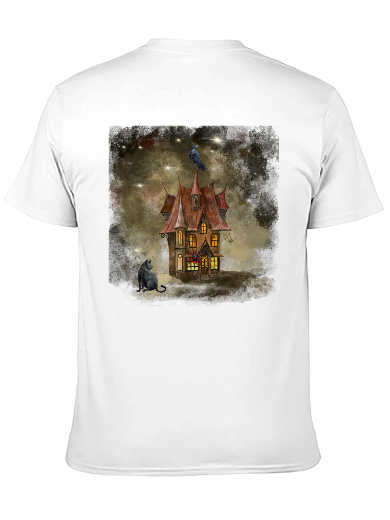 Spooky Raven House T-Shirt