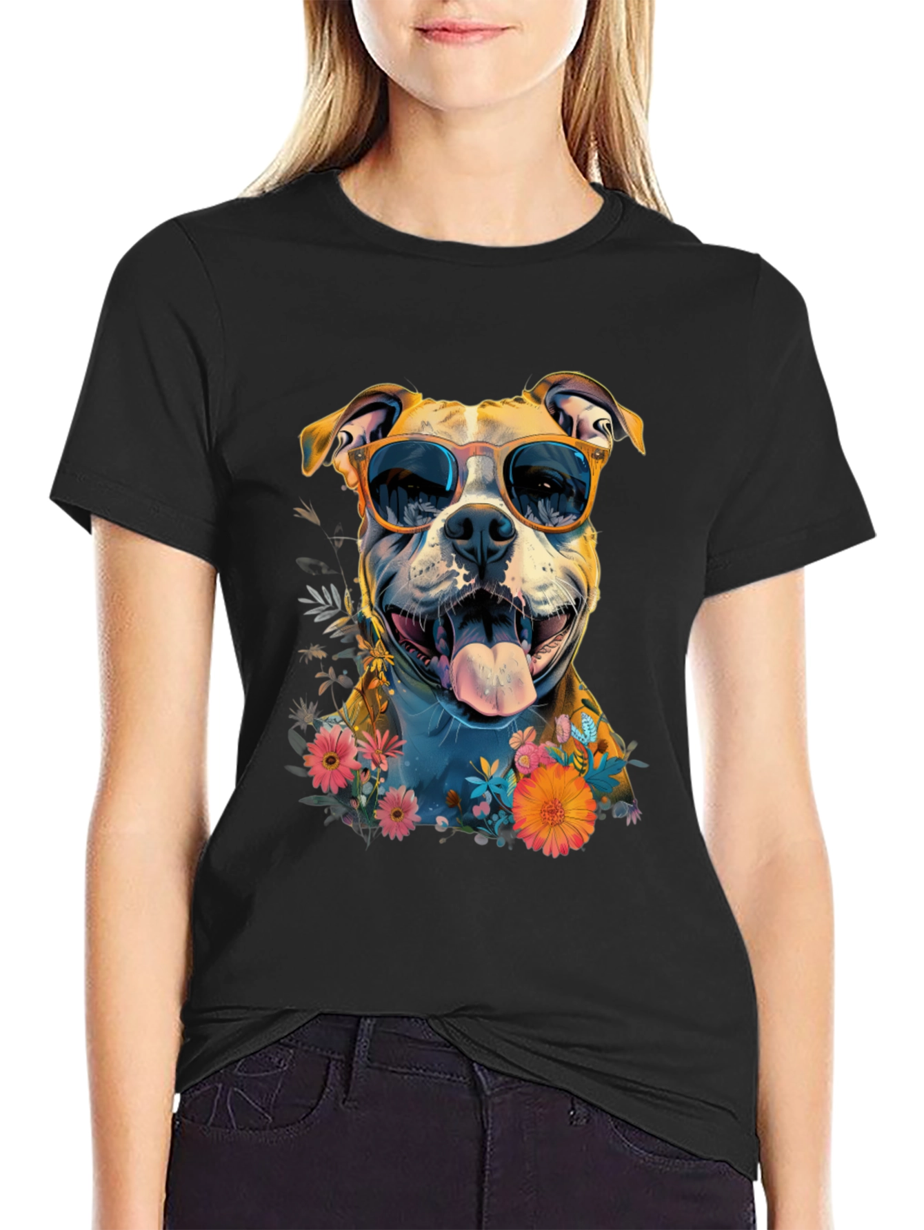Cool Dog Graphic T-Shirt