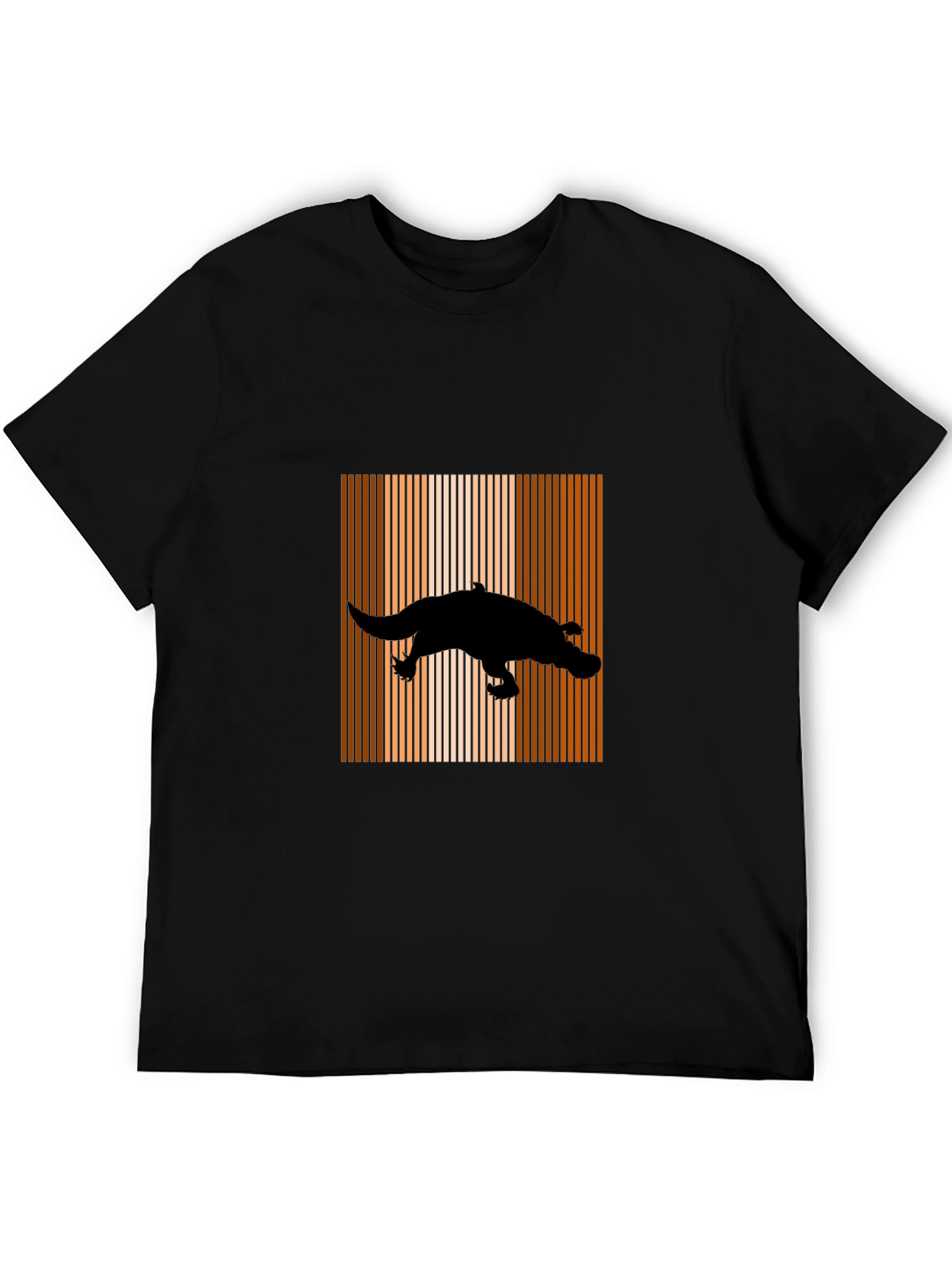 Retro Platypus Black T-Shirt
