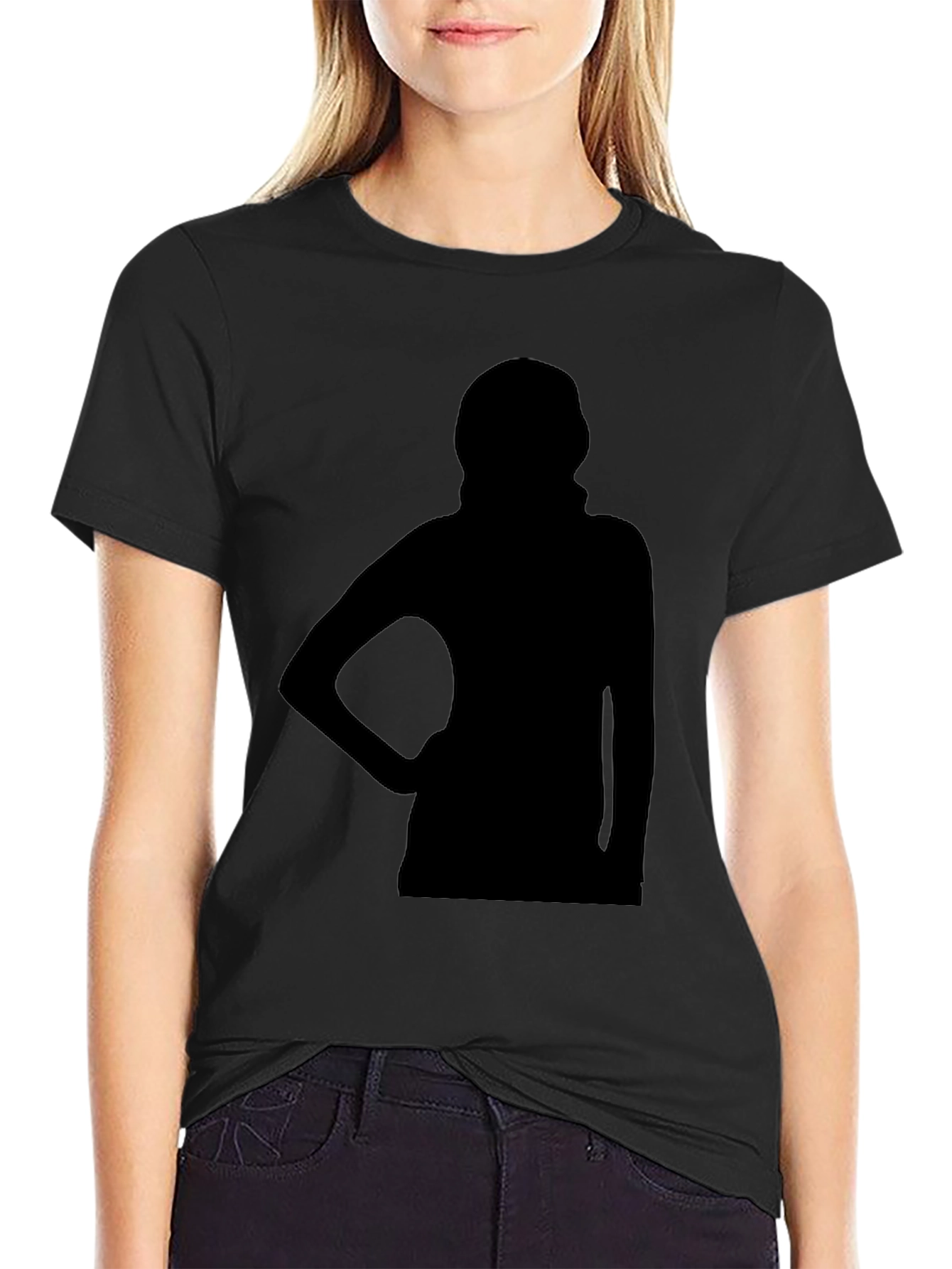Silhouette Graphic Tee - Classic Black T-Shirt