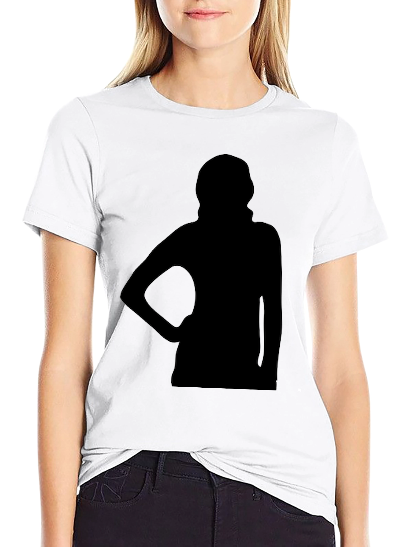 Silhouette Graphic Tee - Classic Black T-Shirt