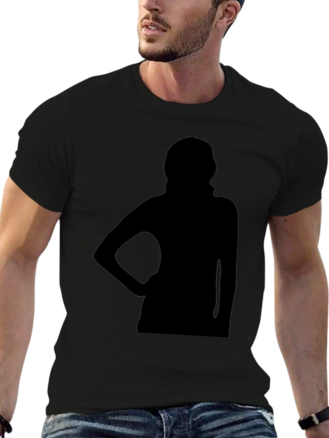 Silhouette Graphic Tee - Classic Black T-Shirt