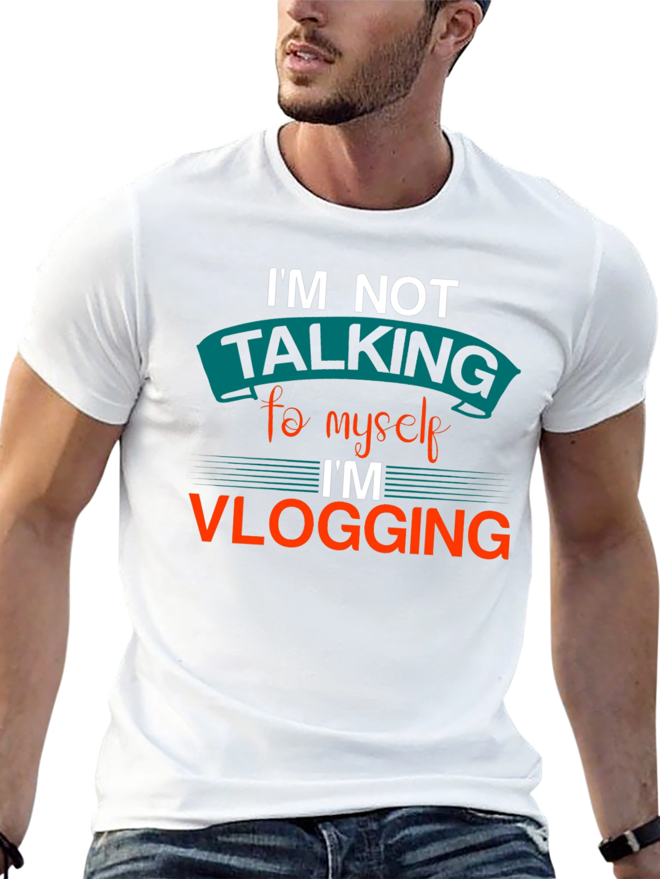 Im Not Talking to Myself Vlogging T-Shirt