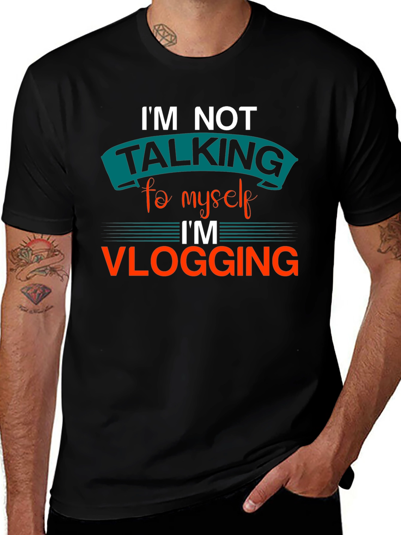 Im Not Talking to Myself Vlogging T-Shirt